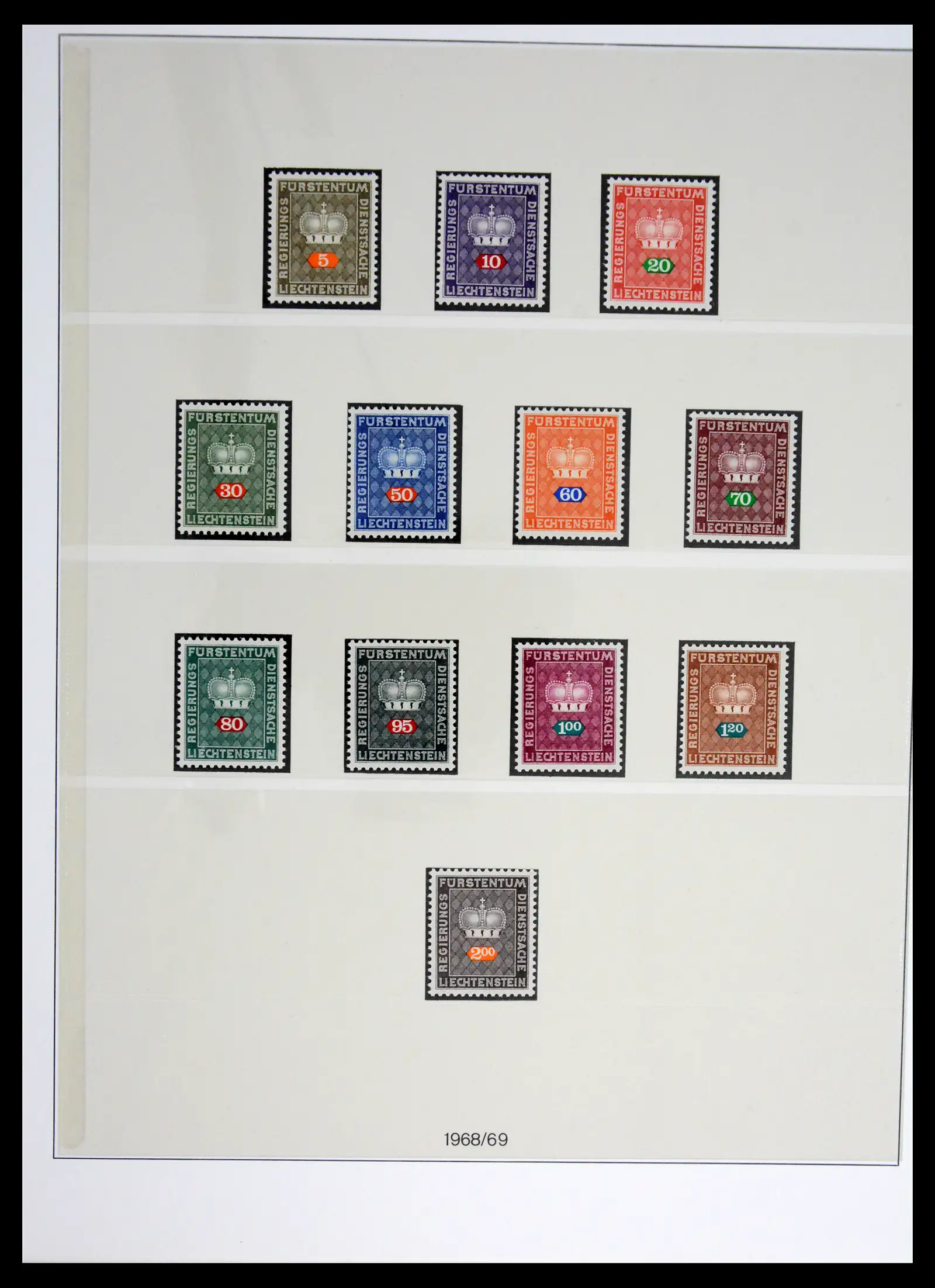 42228 0064 - Postzegelverzameling 42228 Liechtenstein 1912-2013.