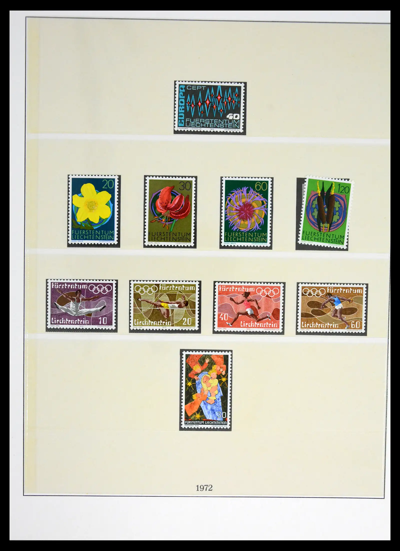 42228 0065 - Postzegelverzameling 42228 Liechtenstein 1912-2013.