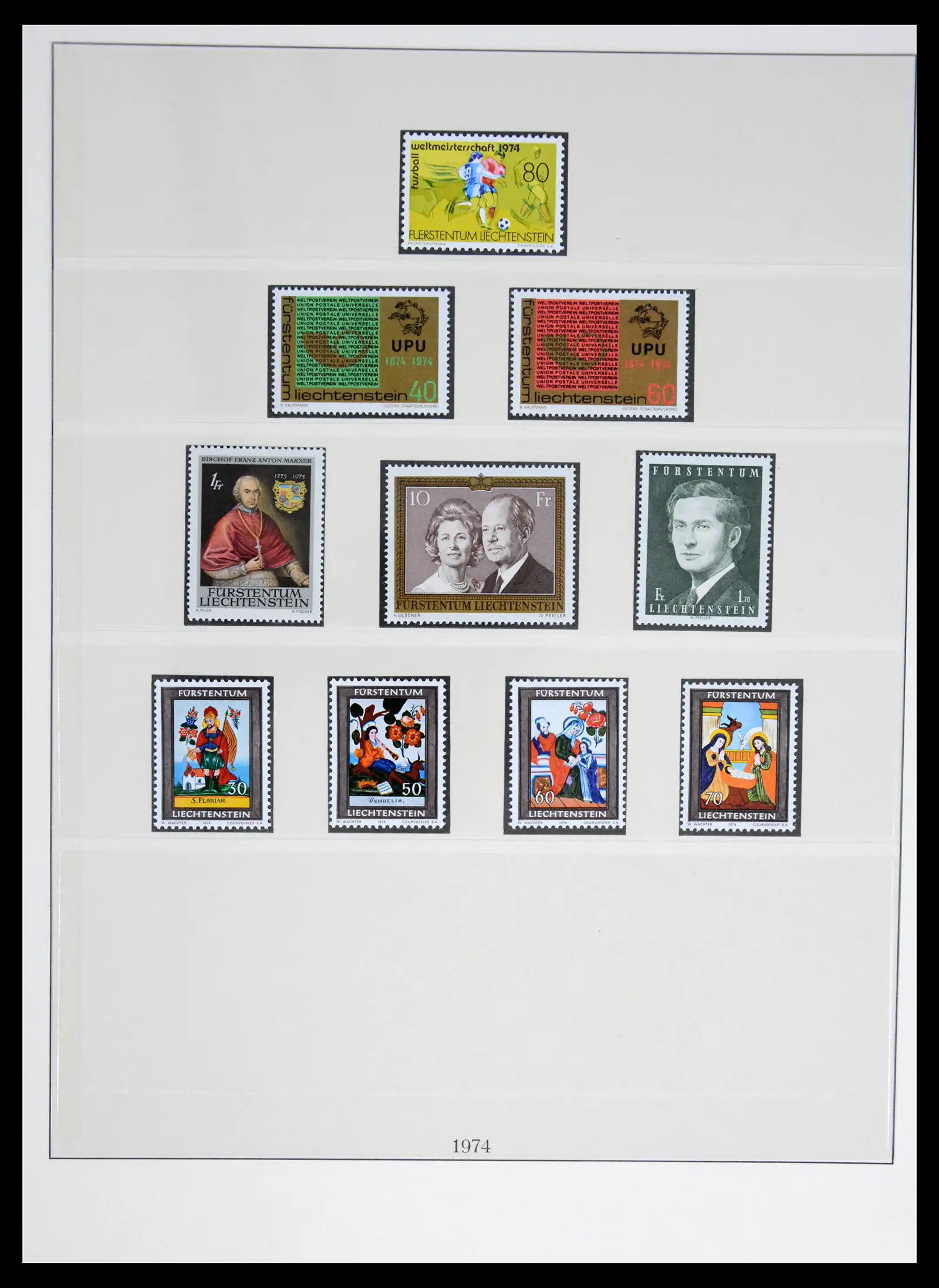 42228 0071 - Postzegelverzameling 42228 Liechtenstein 1912-2013.