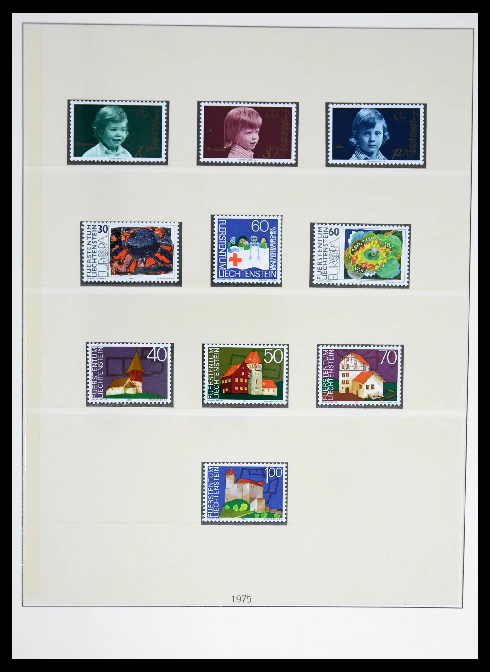 42228 0073 - Postzegelverzameling 42228 Liechtenstein 1912-2013.