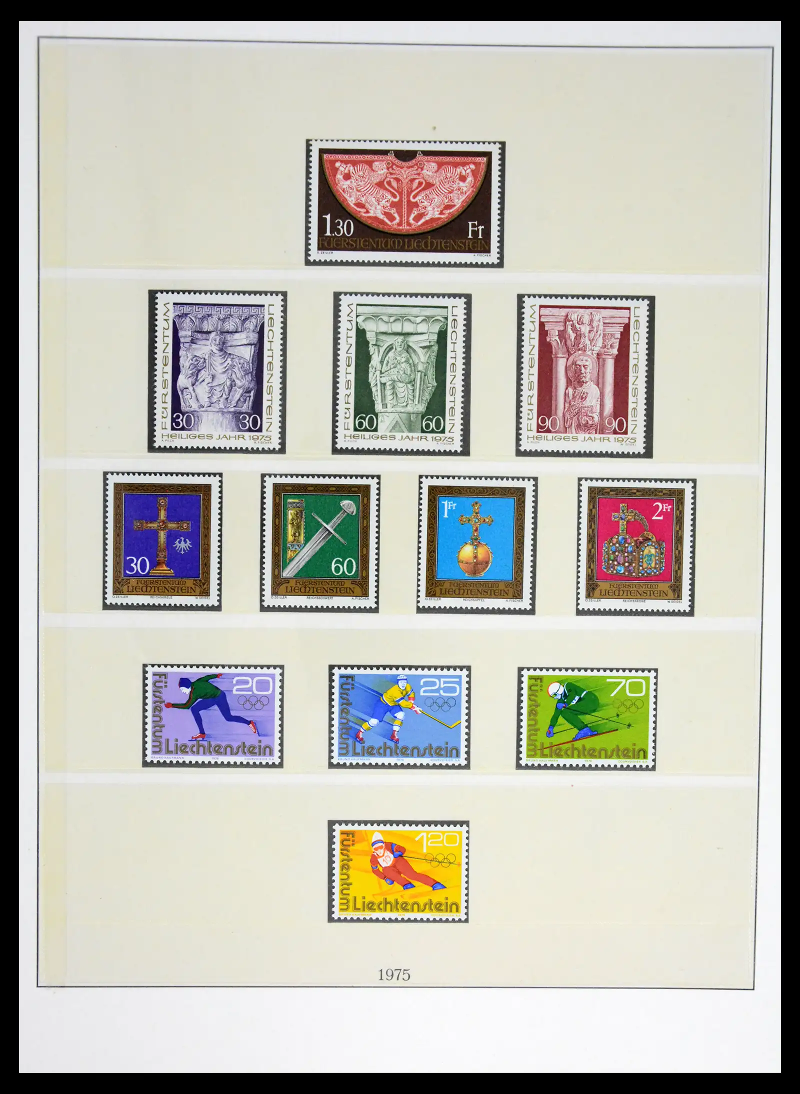 42228 0074 - Postzegelverzameling 42228 Liechtenstein 1912-2013.