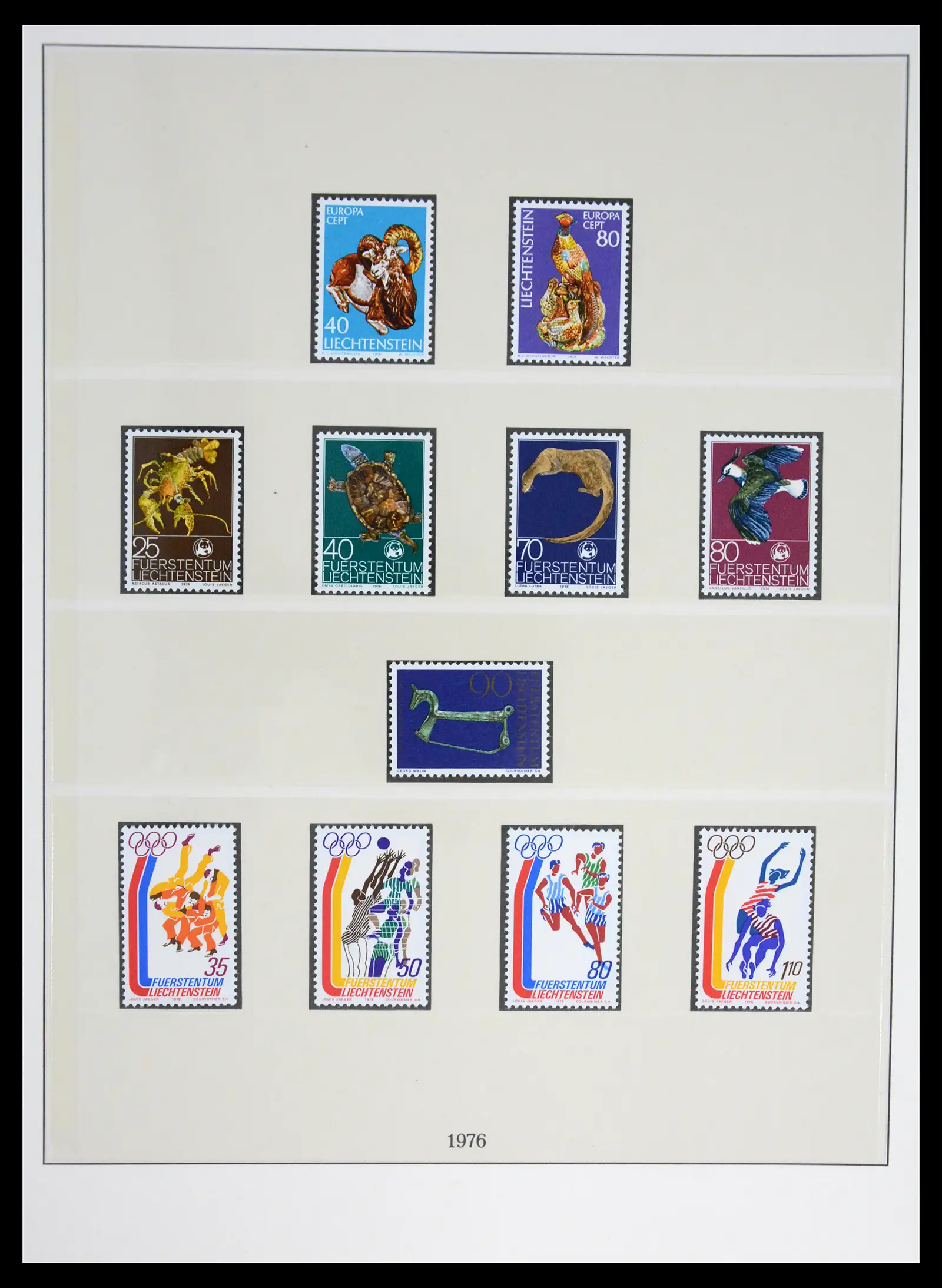 42228 0075 - Postzegelverzameling 42228 Liechtenstein 1912-2013.