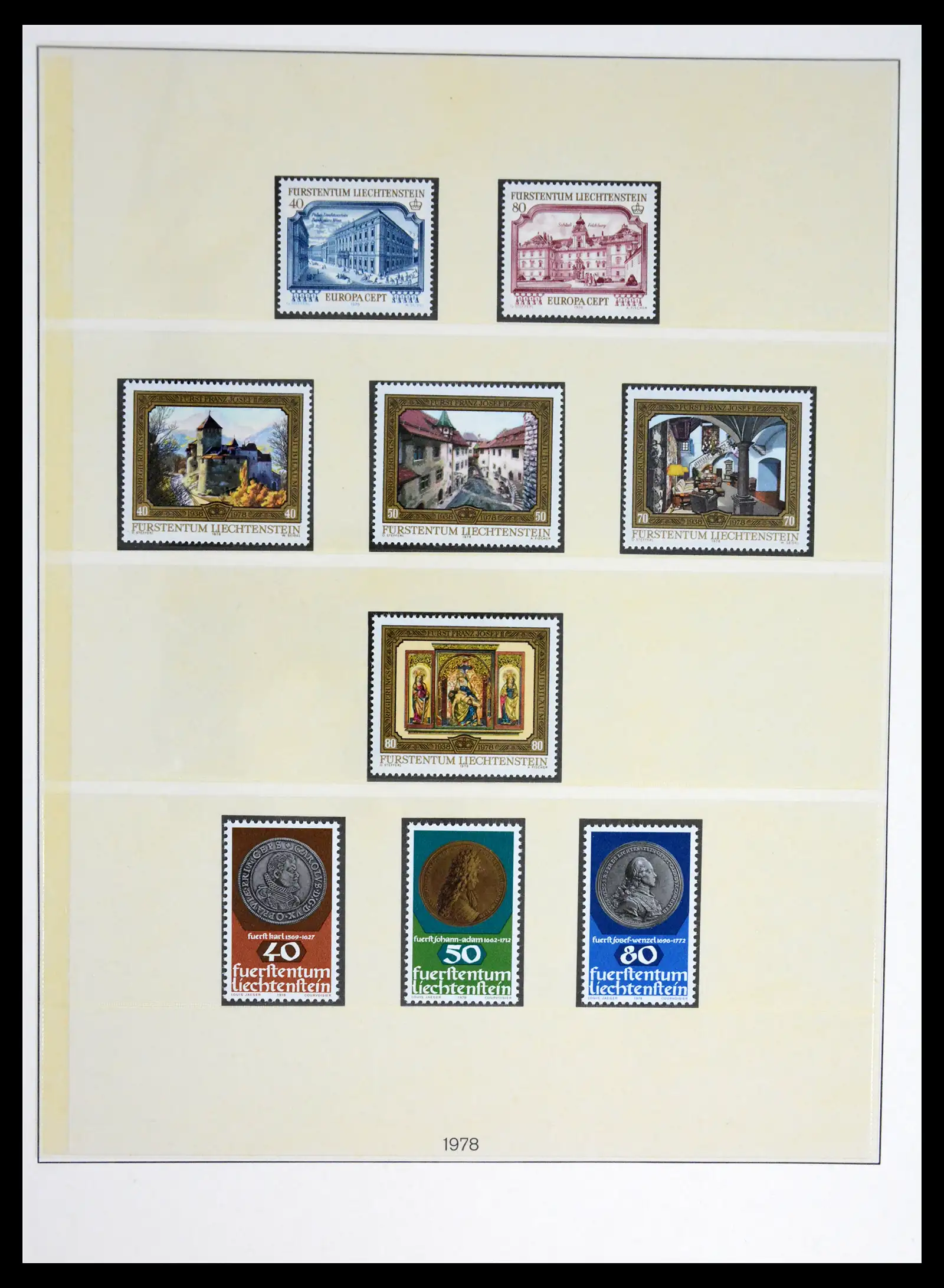 42228 0080 - Postzegelverzameling 42228 Liechtenstein 1912-2013.