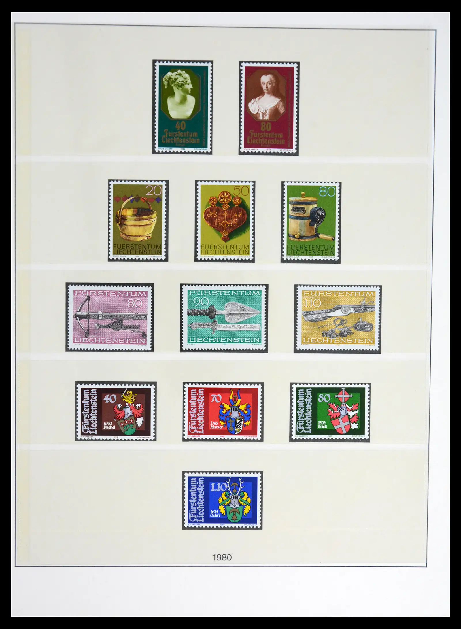 42228 0085 - Postzegelverzameling 42228 Liechtenstein 1912-2013.