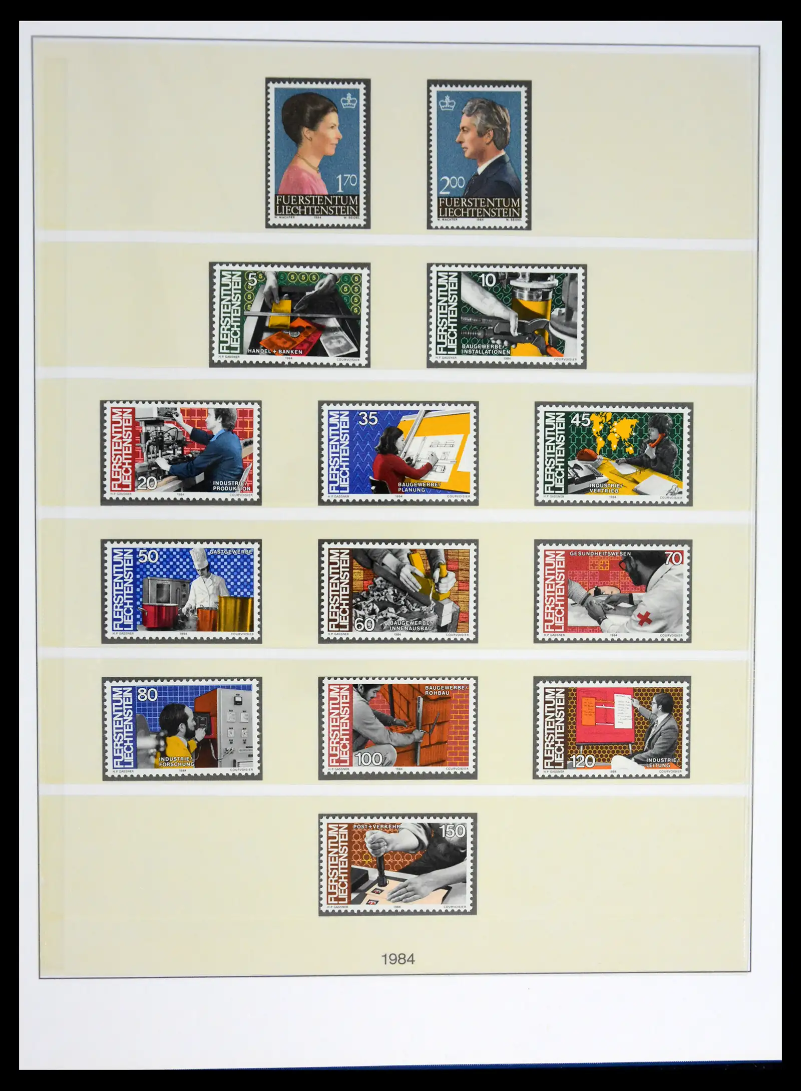42228 0095 - Postzegelverzameling 42228 Liechtenstein 1912-2013.