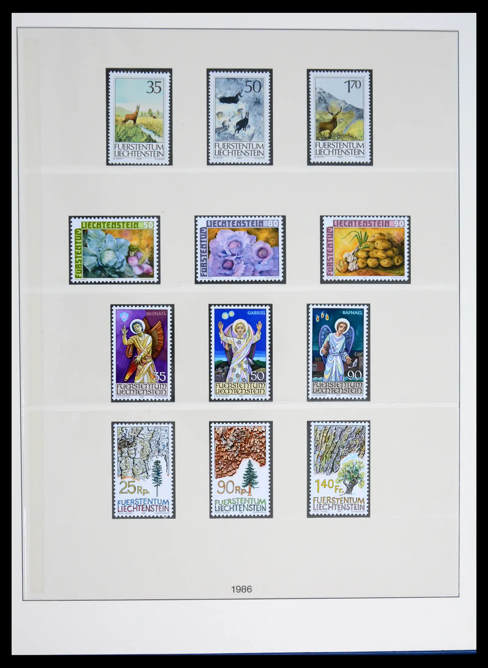 42228 0100 - Postzegelverzameling 42228 Liechtenstein 1912-2013.