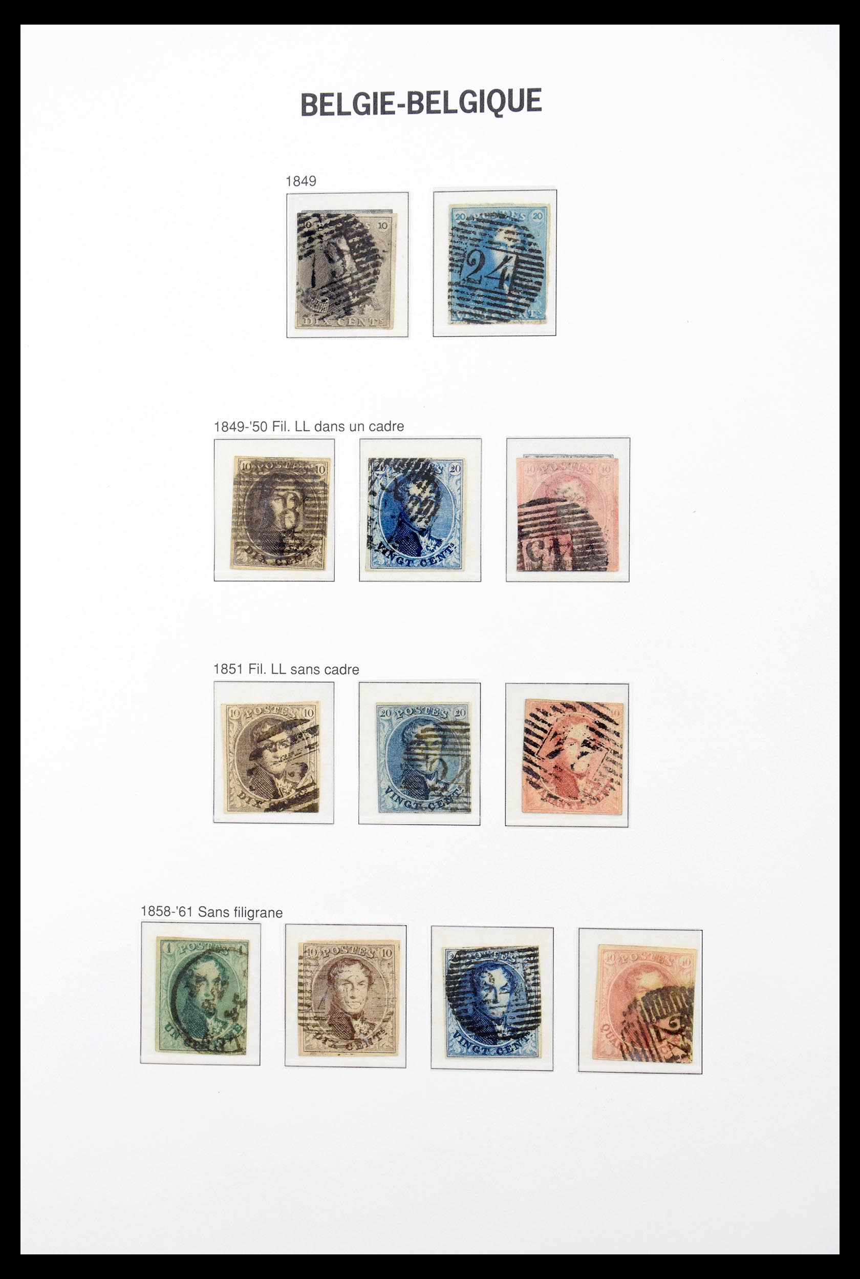 26923 001 26923 België 1849-1995. - Afbeelding 1