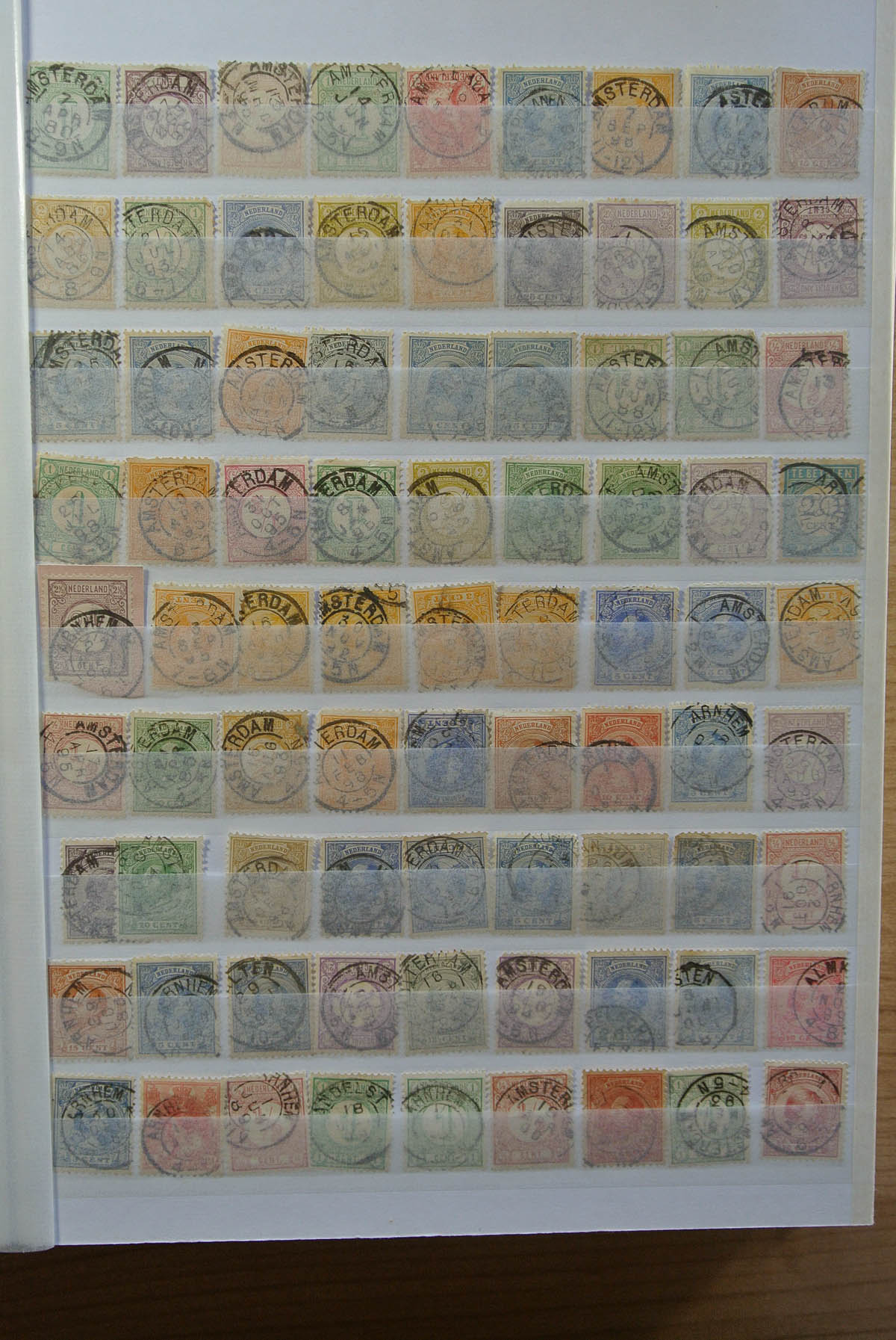 Postzegelverzameling 22029 Nederland kleinrondstempels. 22029 Nederland kleinrondstempels. - Afbeelding 1