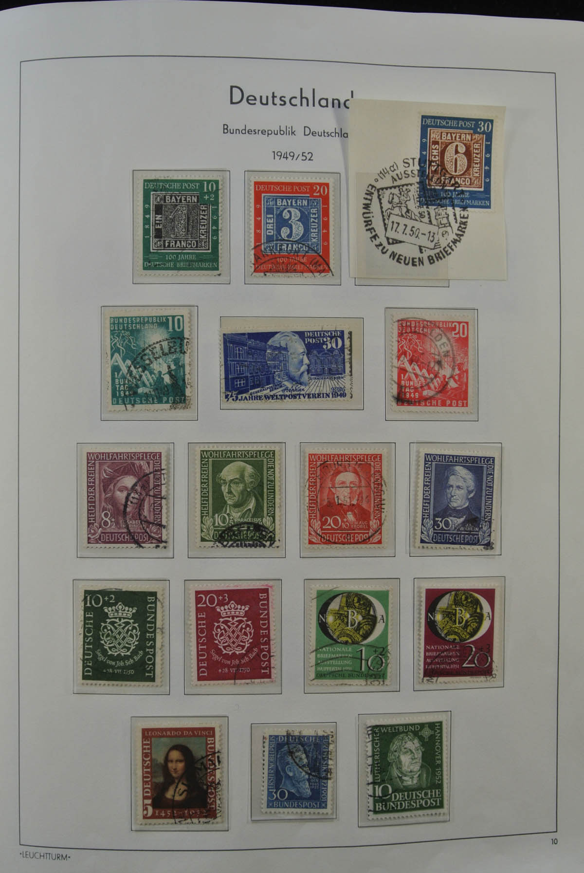 Postzegelverzameling 25206 Bundespost 1949-2001. 25206 Bundespost 1949-2001. - Afbeelding 1