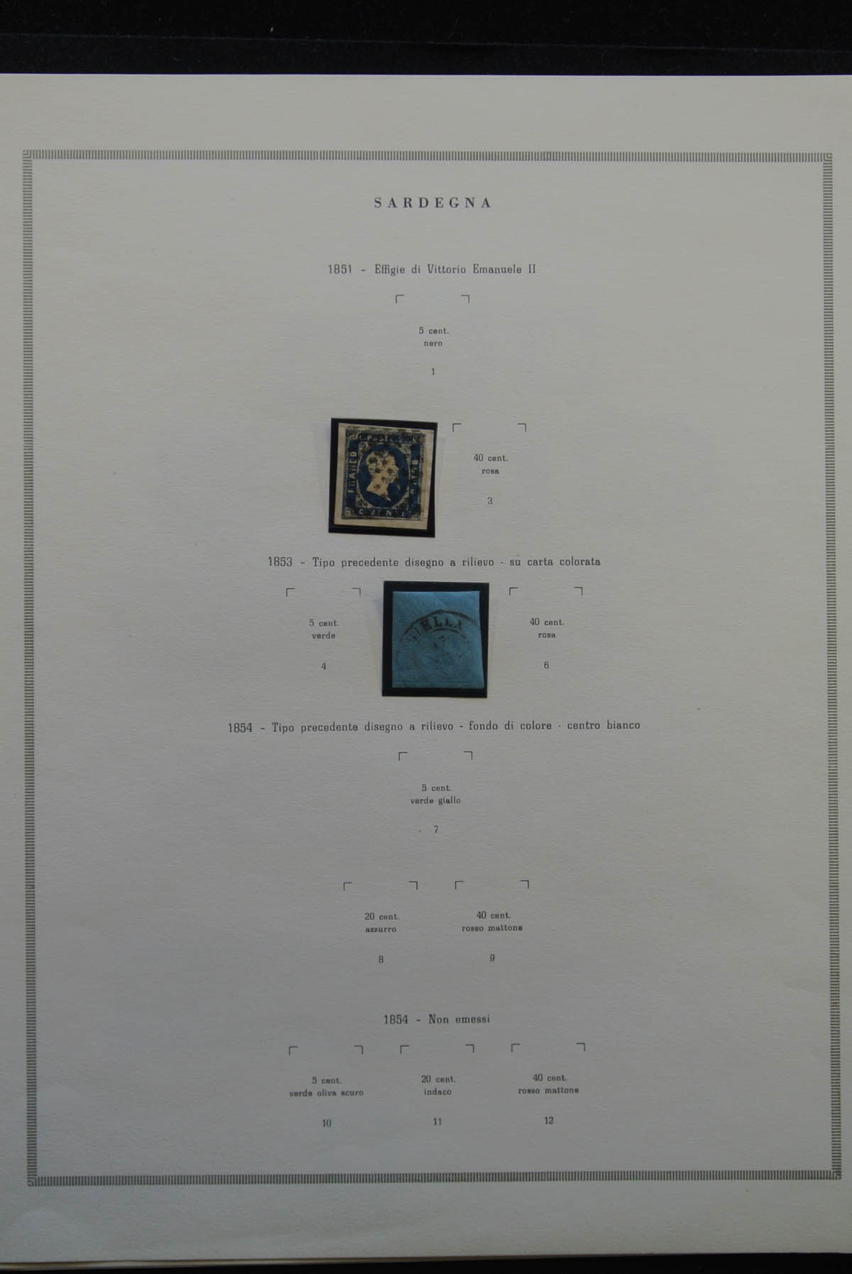 25264 Sardinië 1851-1864.