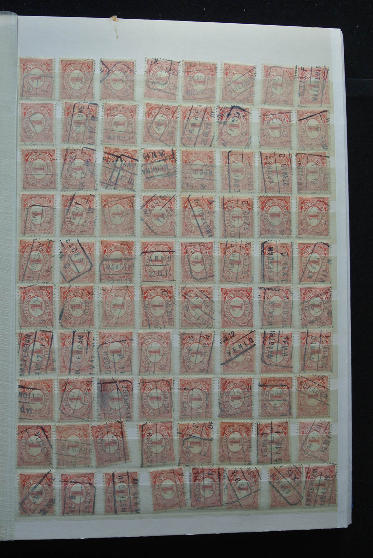 Postzegelverzameling Stempels Nederland. 25545 Stempels Nederland. - Afbeelding 1