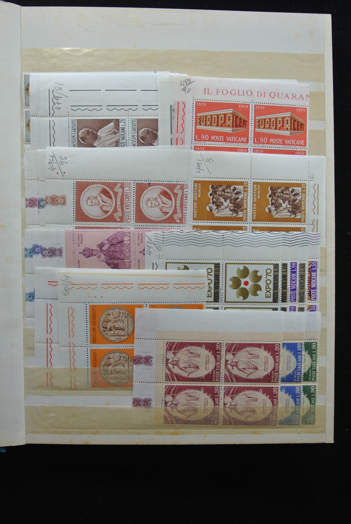 Postzegelverzameling 26032 Vaticaan 1968-2008. 26032 Vaticaan 1968-2008. - Afbeelding 1