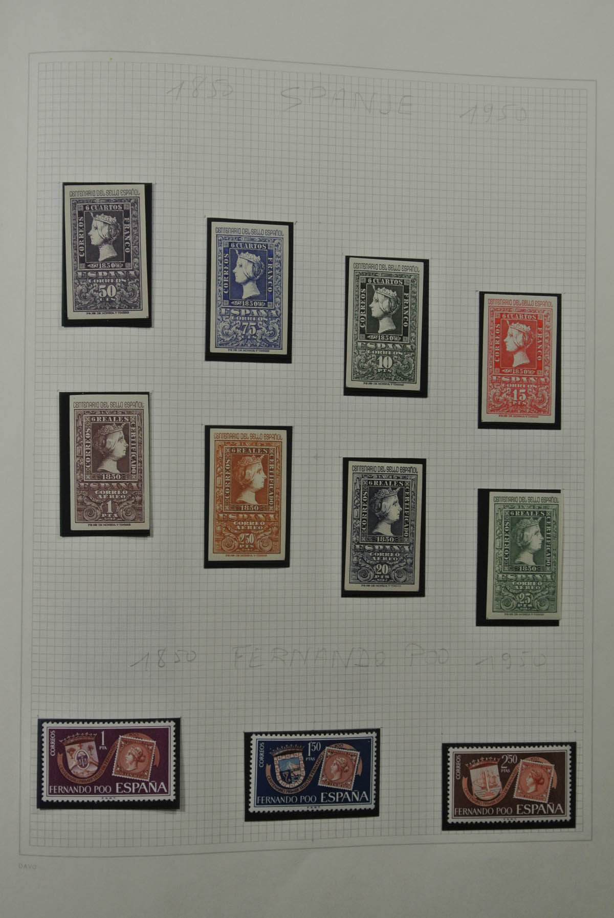 Postzegelverzameling 26388 100 jaar postzegels. 26388 100 jaar postzegels. - Afbeelding 1