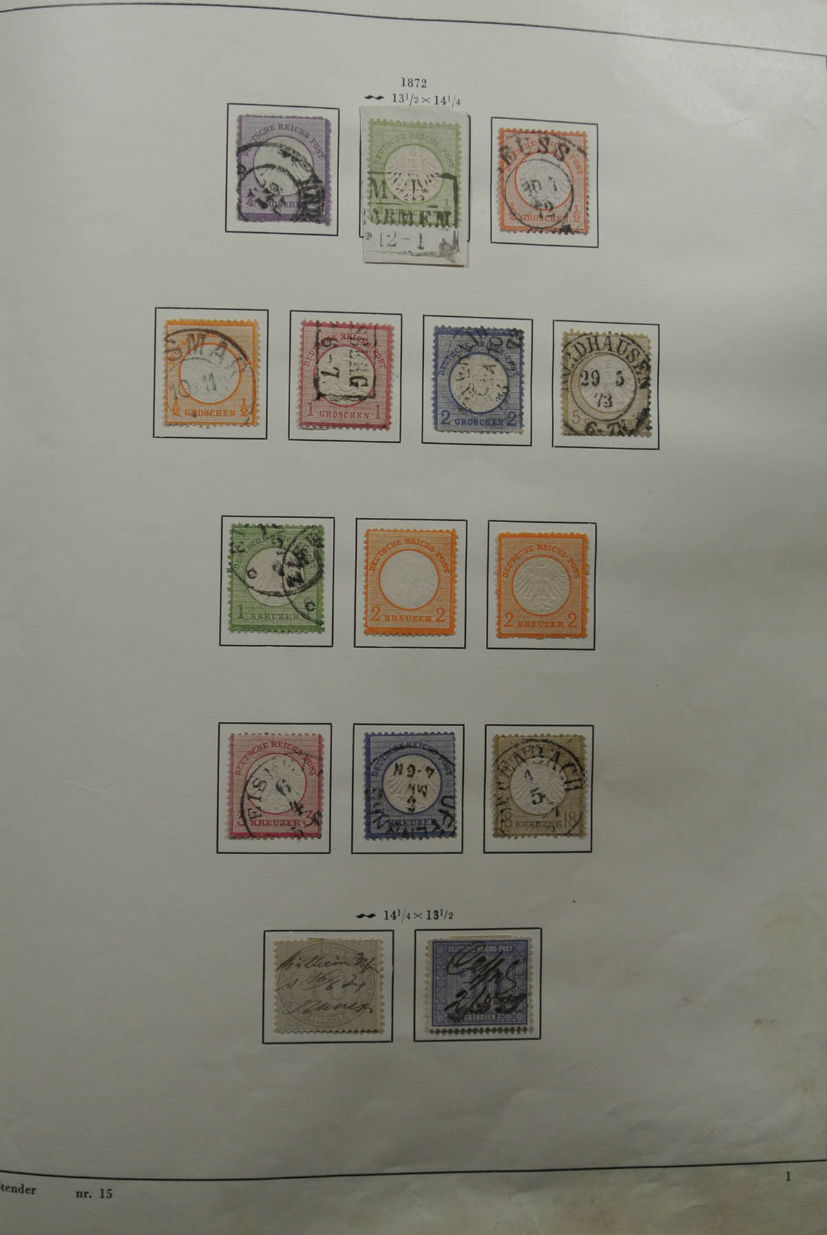 Postzegelverzameling 26488 Duitsland 1872-1970. 26488 Duitsland 1872-1970. - Afbeelding 1
