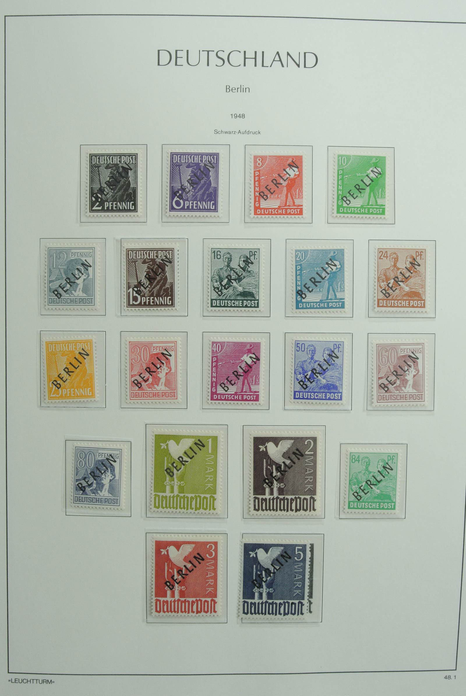 Postzegelverzameling Berlijn 1948-1990. 27032 Berlijn 1948-1990. - Afbeelding 1