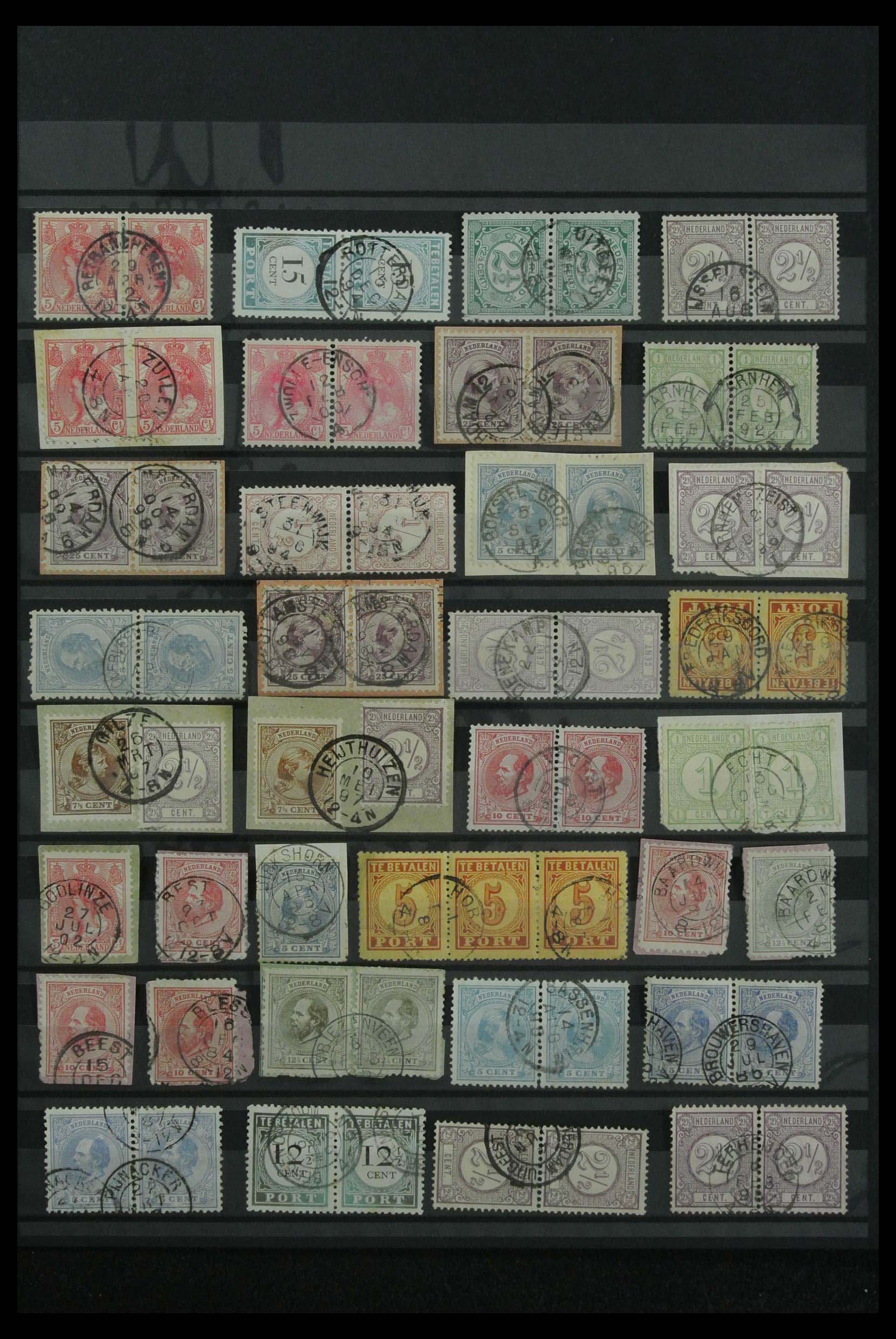 Postzegelverzameling 27211 Nederland kleinrondstempels. 27211 Nederland kleinrondstempels. - Afbeelding 1
