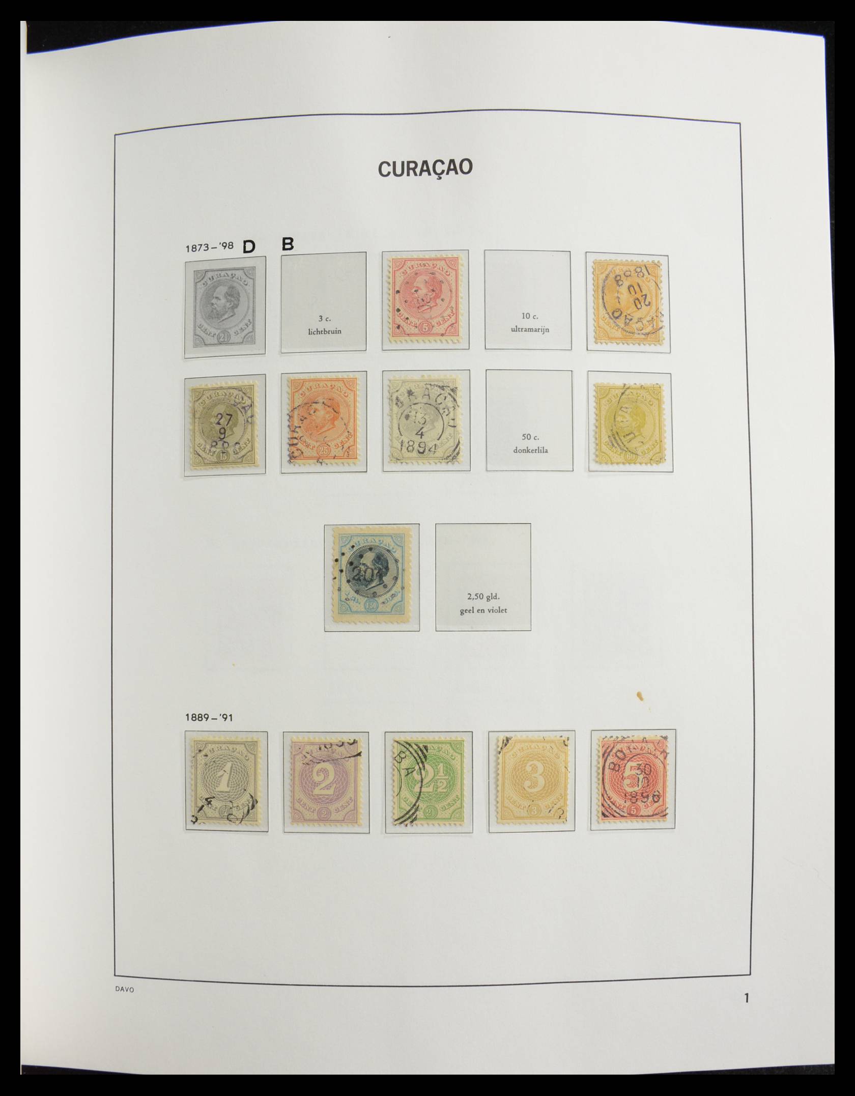 Postzegelverzameling 27690 Curaçao/Antillen 1873-2010! 27690 Curaçao/Antillen 1873-2010! - Afbeelding 1