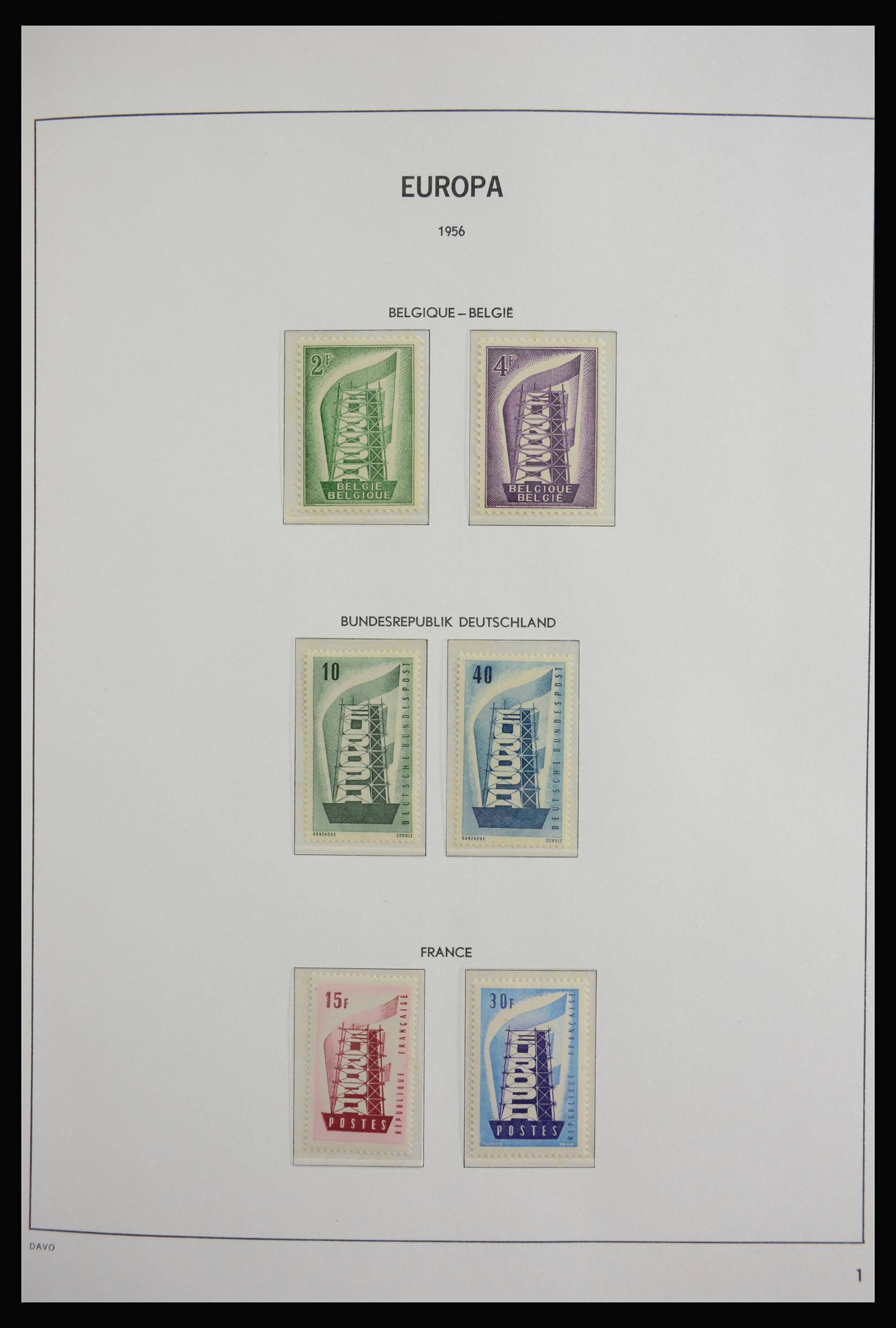 Postzegelverzameling 27805 Verenigd Europa CEPT 1956-2004. 27805 Verenigd Europa CEPT 1956-2004. - Afbeelding 1