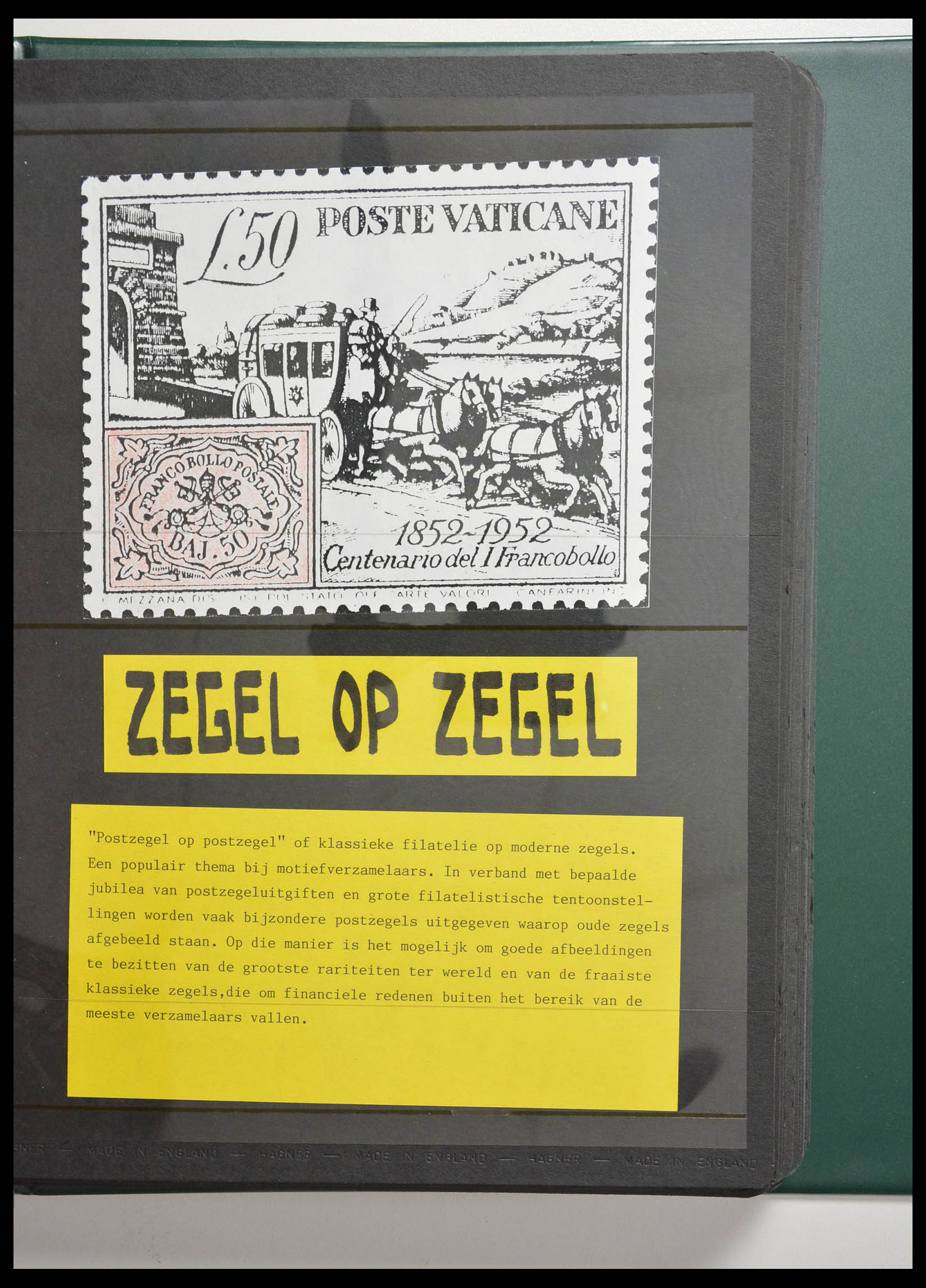 Postzegelverzameling Postzegel op postzegel 1840-2001. 28337 Postzegel op postzegel 1840-2001. - Afbeelding 1