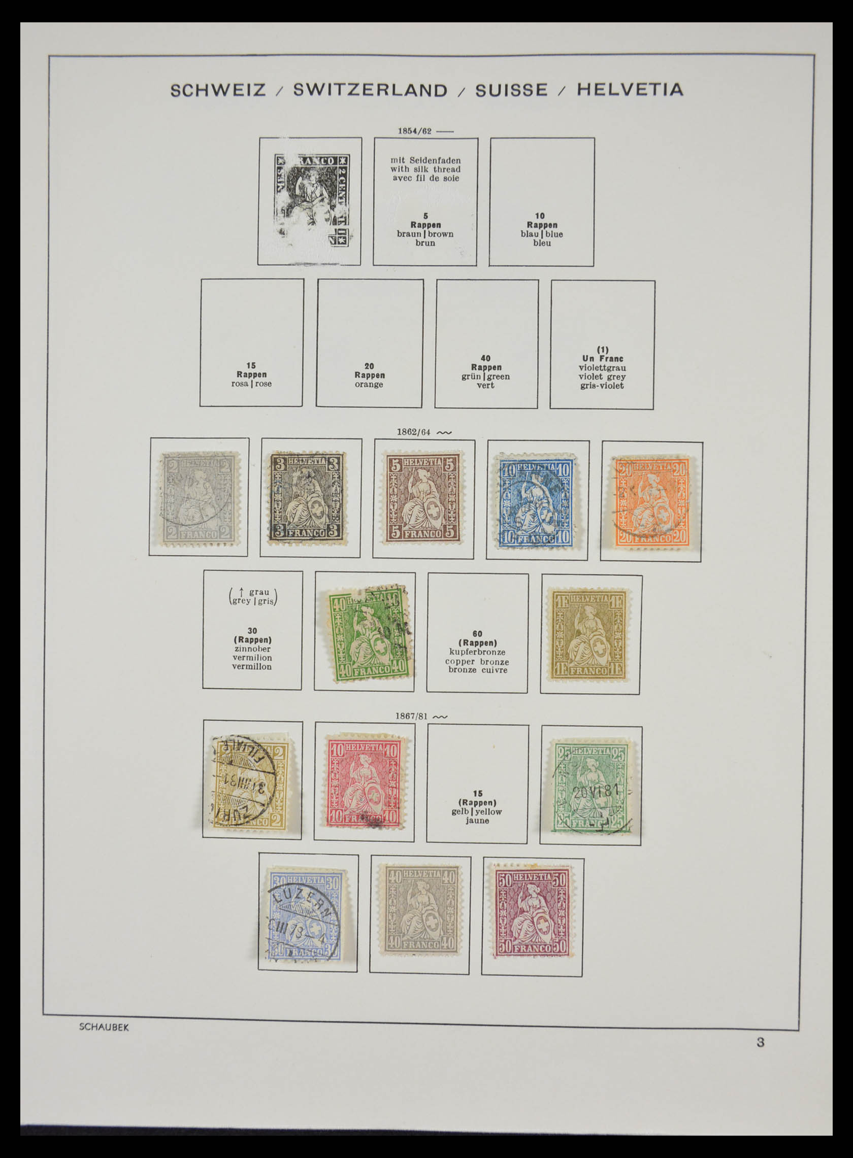 28383 Zwitserland 1862-1980.