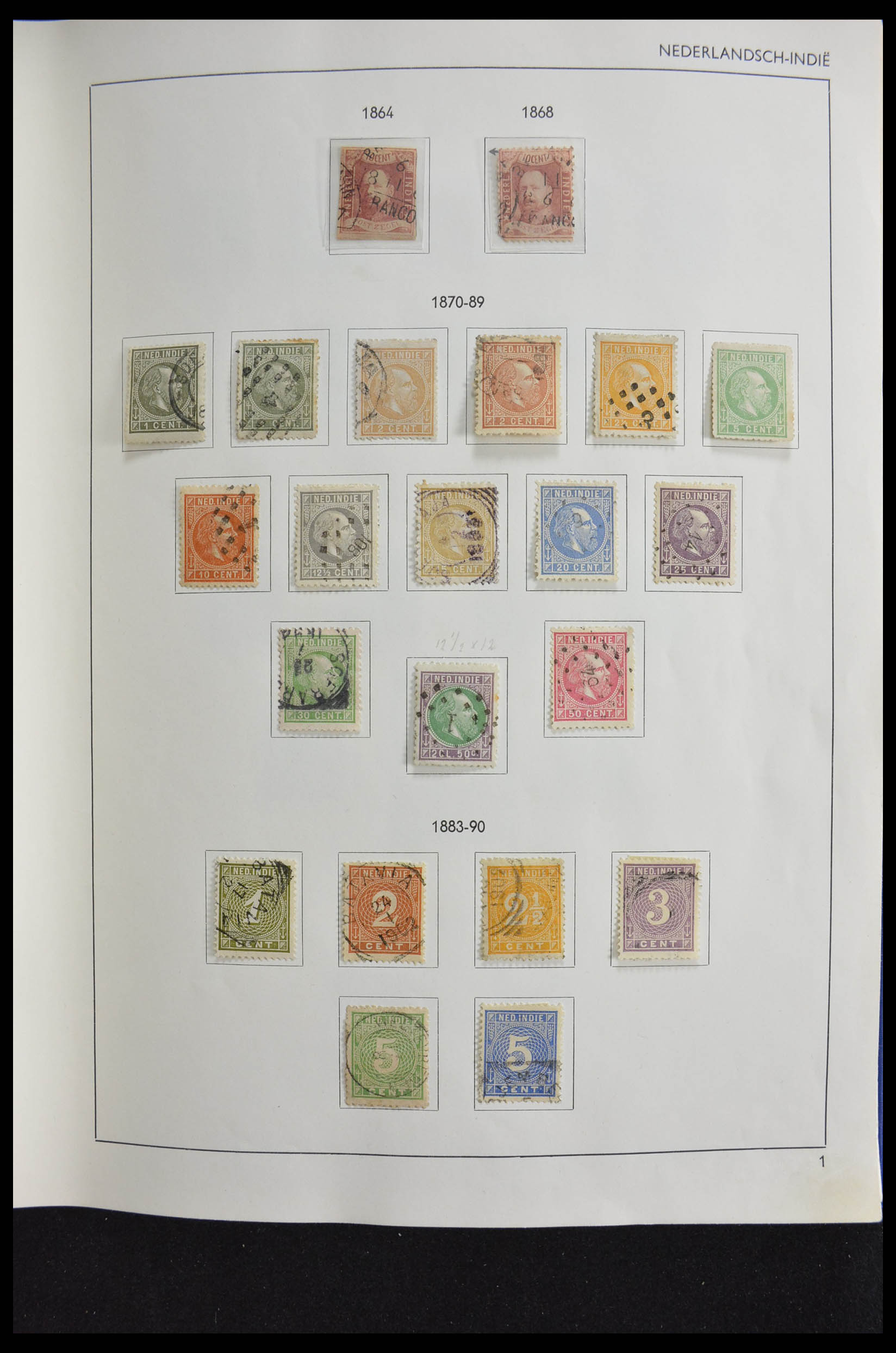 Postzegelverzameling Nederlandse gebieden 1864-1975. 28398 Nederlandse gebieden 1864-1975. - Afbeelding 1