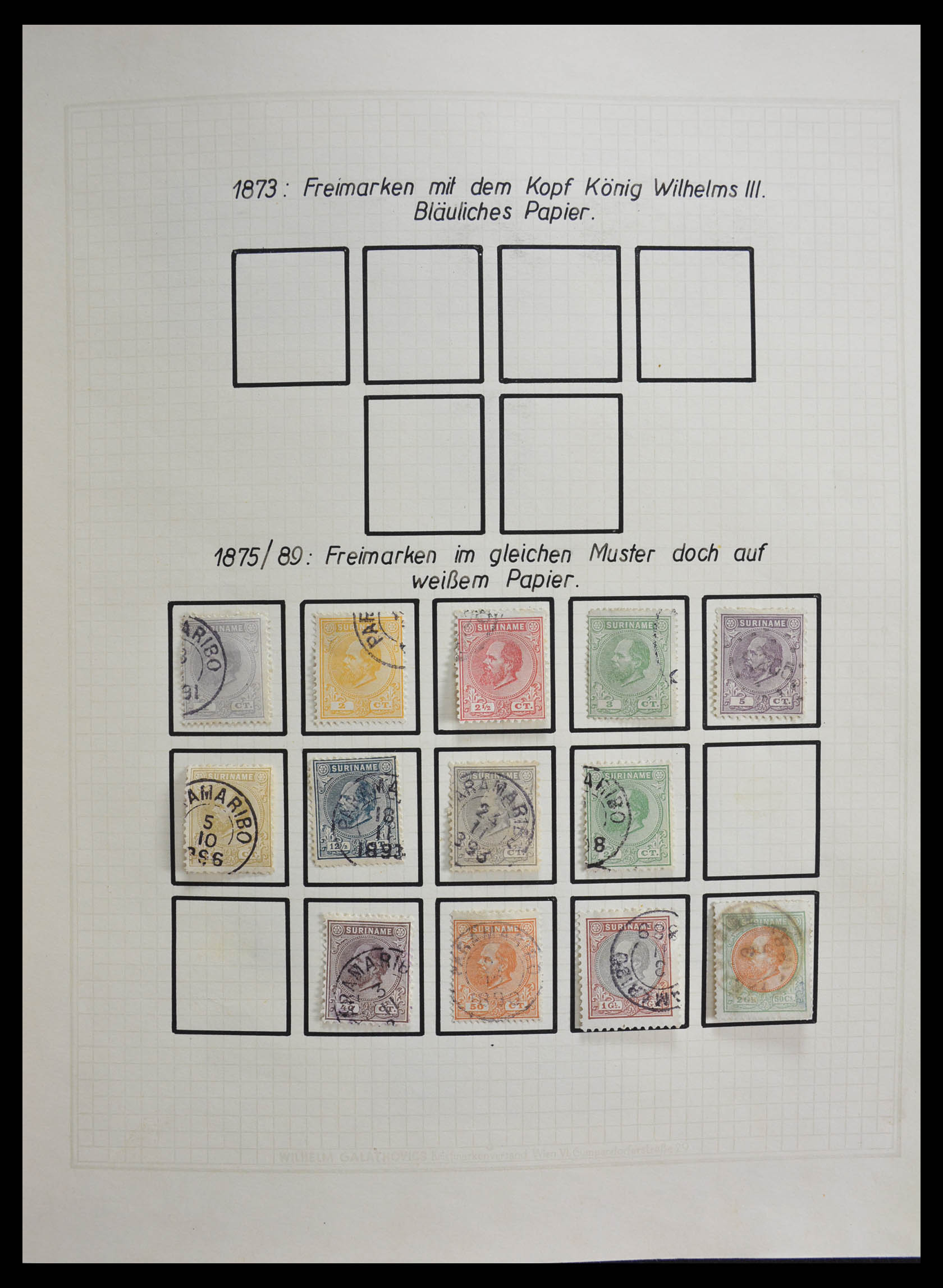 Postzegelverzameling 28412 Suriname/Curaçao 1873-1980. 28412 Suriname/Curaçao 1873-1980. - Afbeelding 1