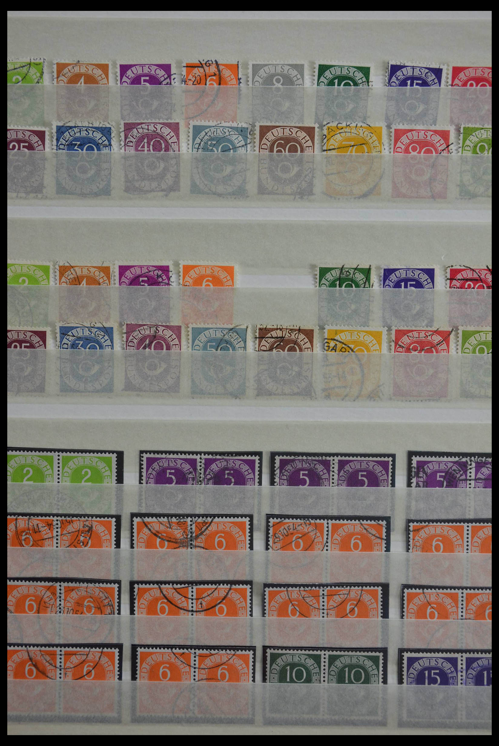 Postzegelverzameling Bundespost. 28547 Bundespost. - Afbeelding 1