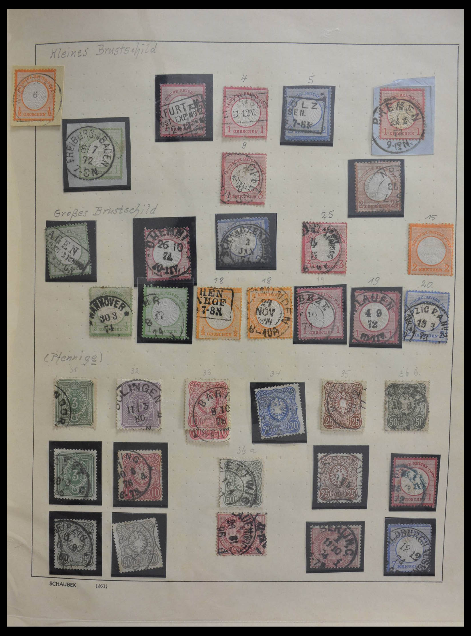Postzegelverzameling 28680 Duitsland 1872-1949. 28680 Duitsland 1872-1949. - Afbeelding 1