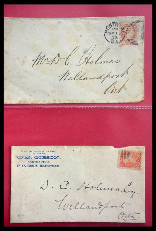 28696 Canada brieven 1872-1939. - Afbeelding 1
