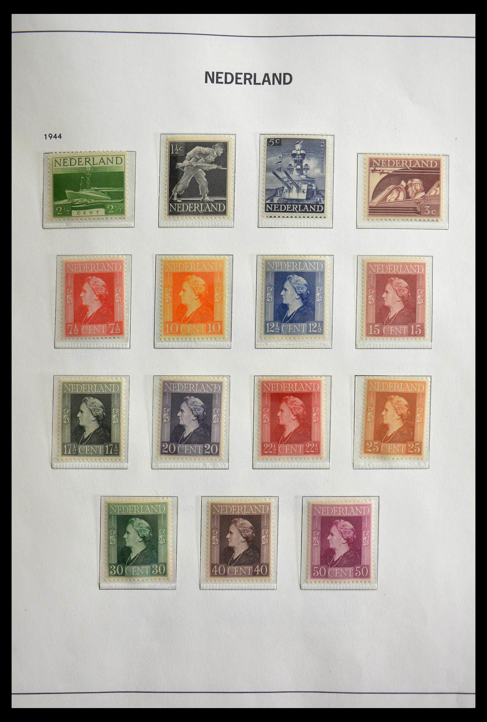Postzegelverzameling Nederland 1945-1989. 28751 Nederland 1945-1989. - Afbeelding 1