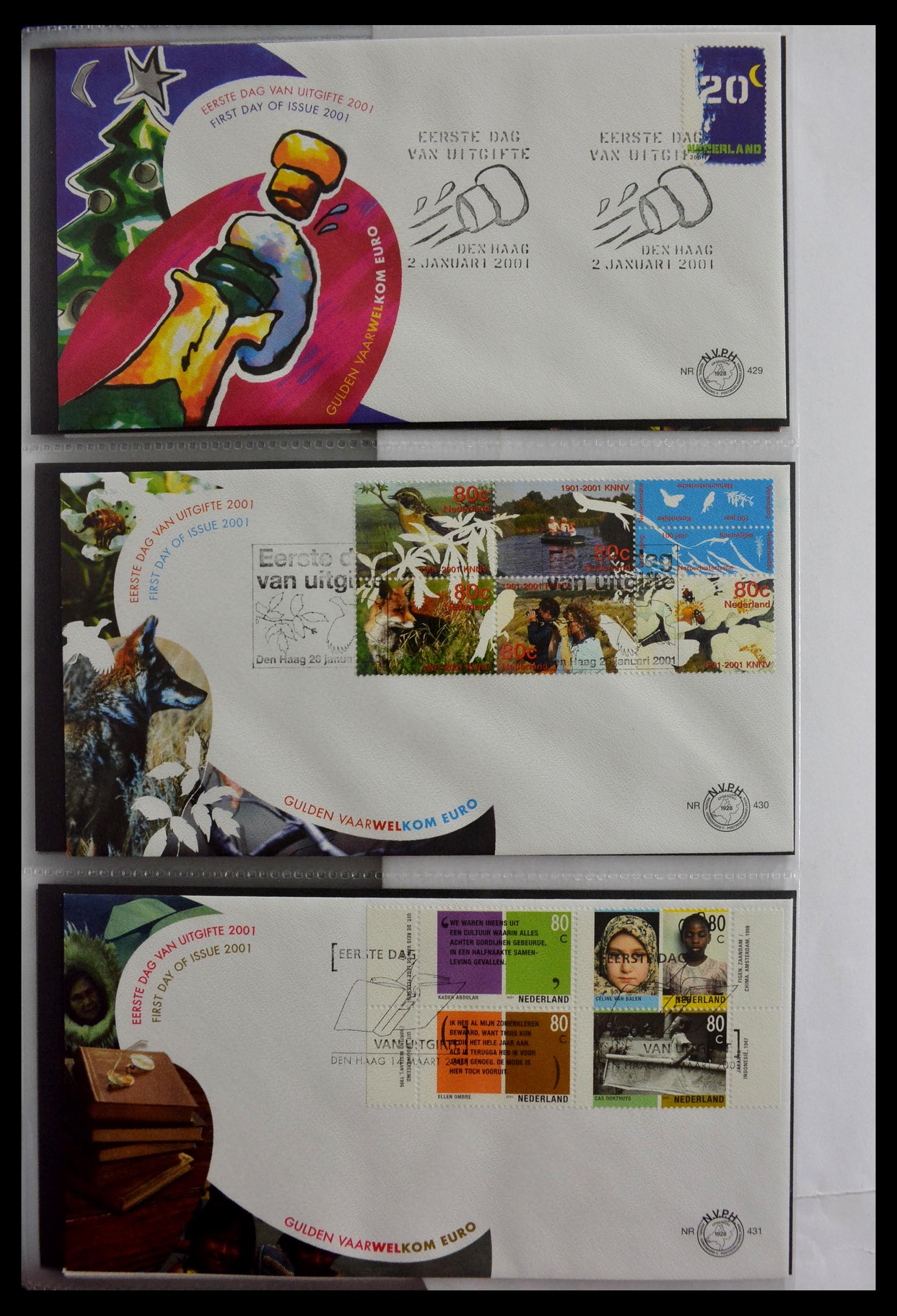 28897 Nederland 2001-2013 FDC's.