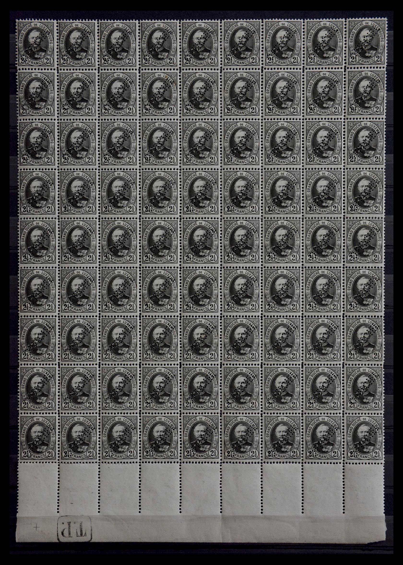 Postzegelverzameling 28900 Luxemburg dienst 1899. 28900 Luxemburg dienst 1899. - Afbeelding 1