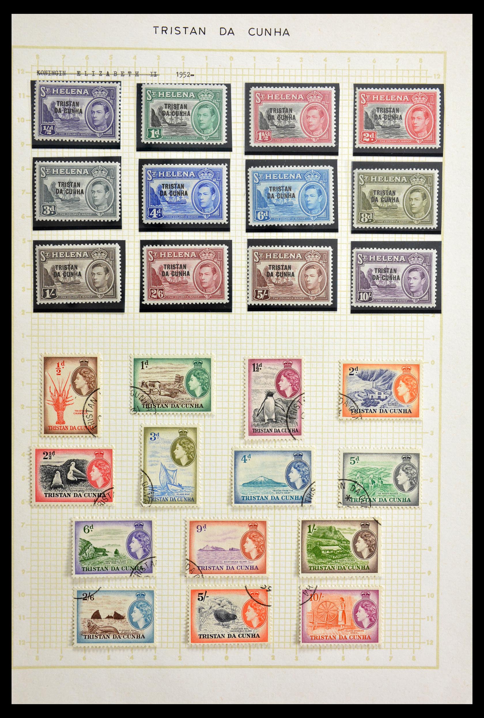 Postzegelverzameling 28963 Tristan da Cunha 1953-1984. 28963 Tristan da Cunha 1953-1984. - Afbeelding 1