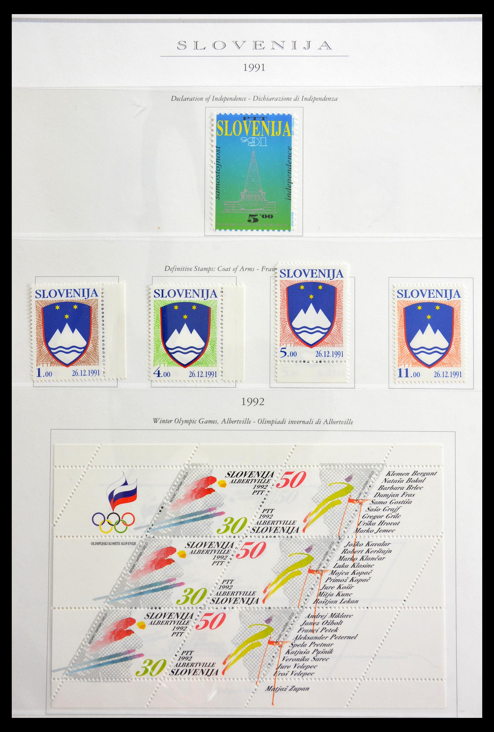29003 Slovenië 1991-2011.