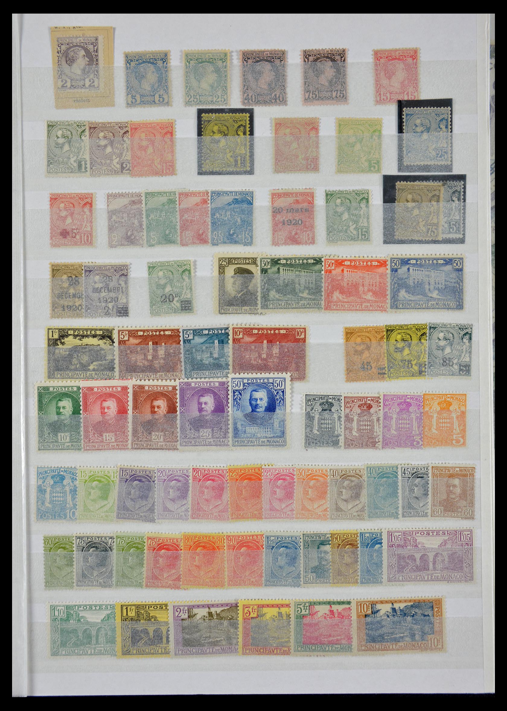 Postzegelverzameling 29476 Monaco 1885-1988. 29476 Monaco 1885-1988. - Afbeelding 1