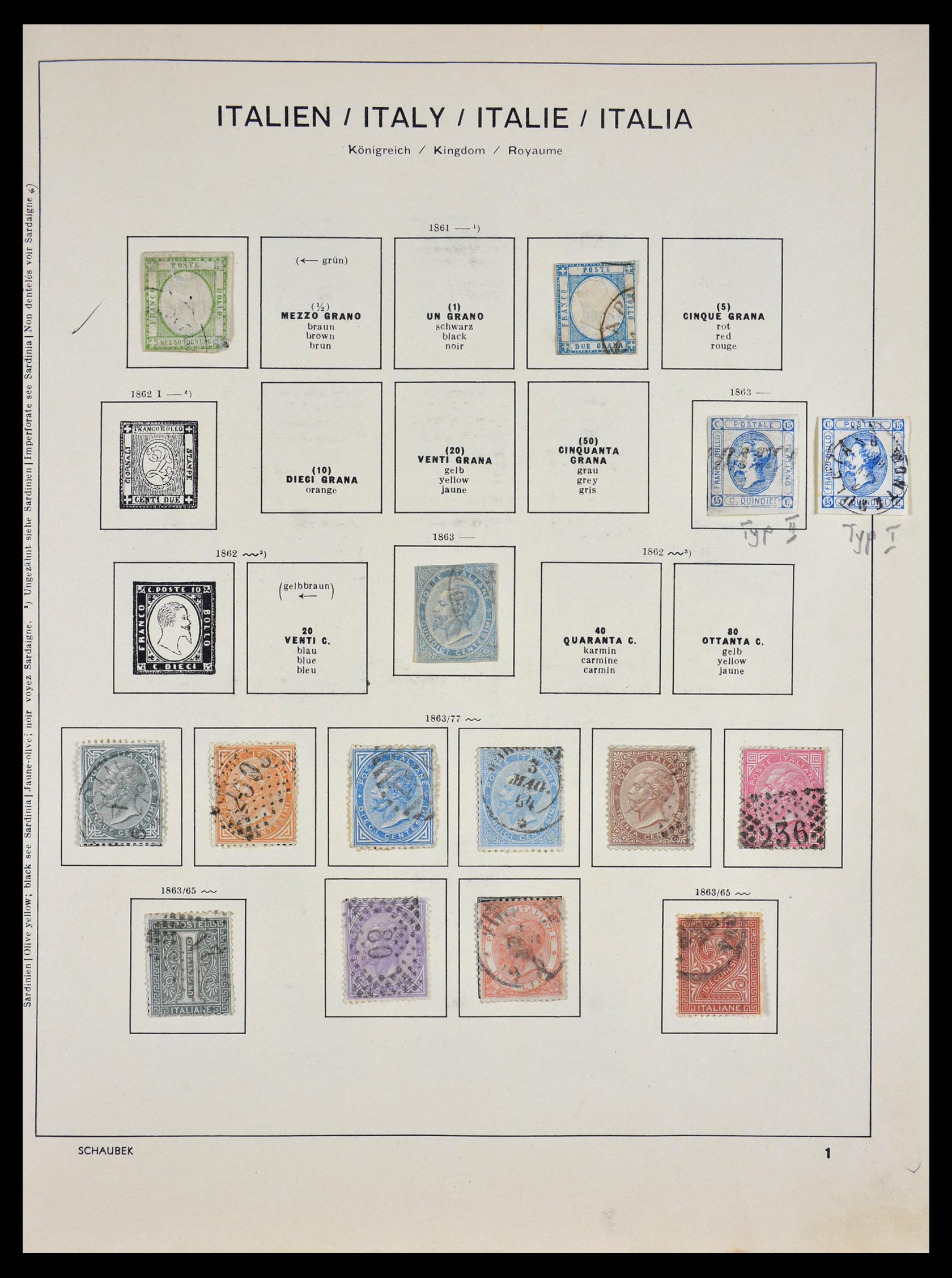 29553 Italië 1861-1980.