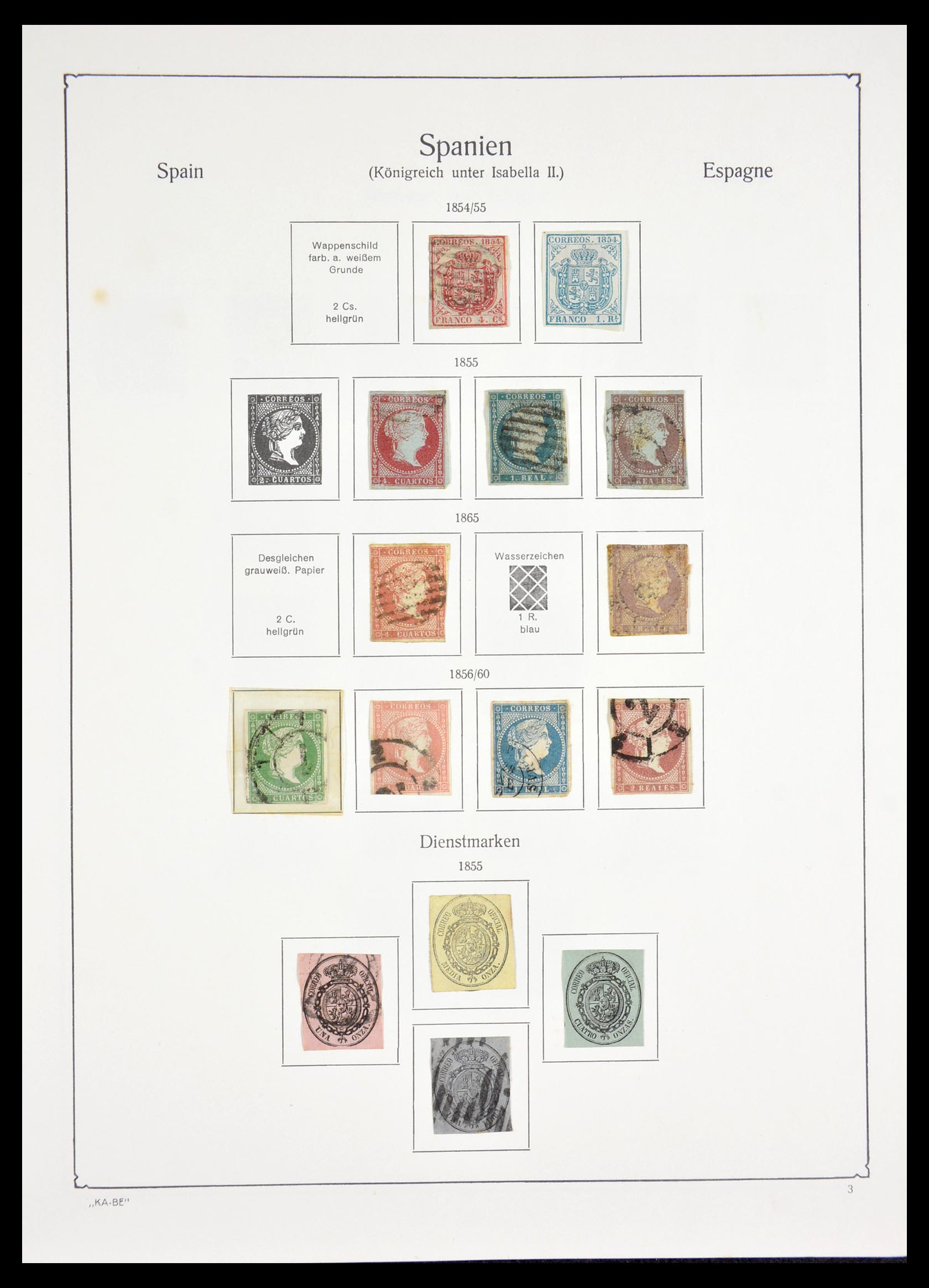 Postzegelverzameling Spanje 1850-1994. 29559 Spanje 1850-1994. - Afbeelding 1