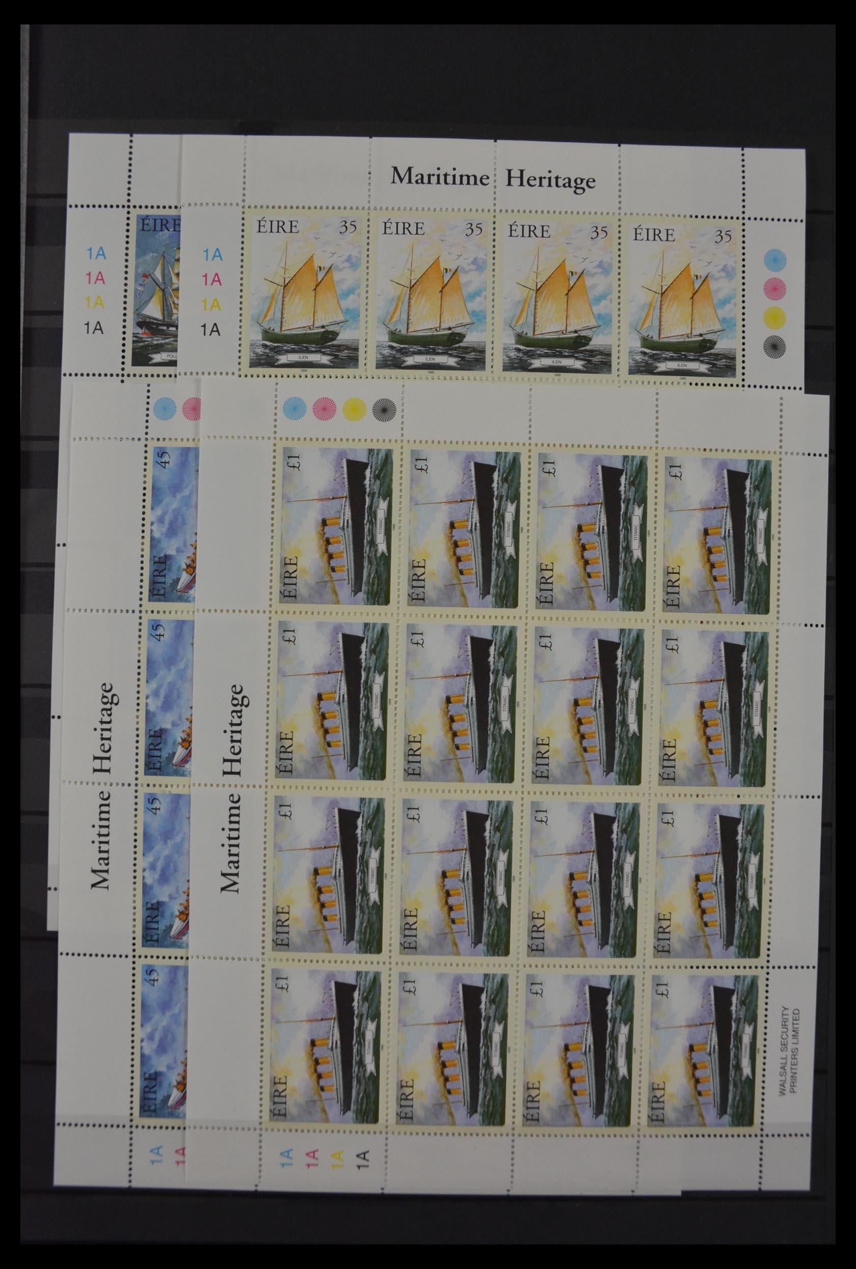 Postzegelverzameling 29582 Ierland 1990-2005. 29582 Ierland 1990-2005. - Afbeelding 1