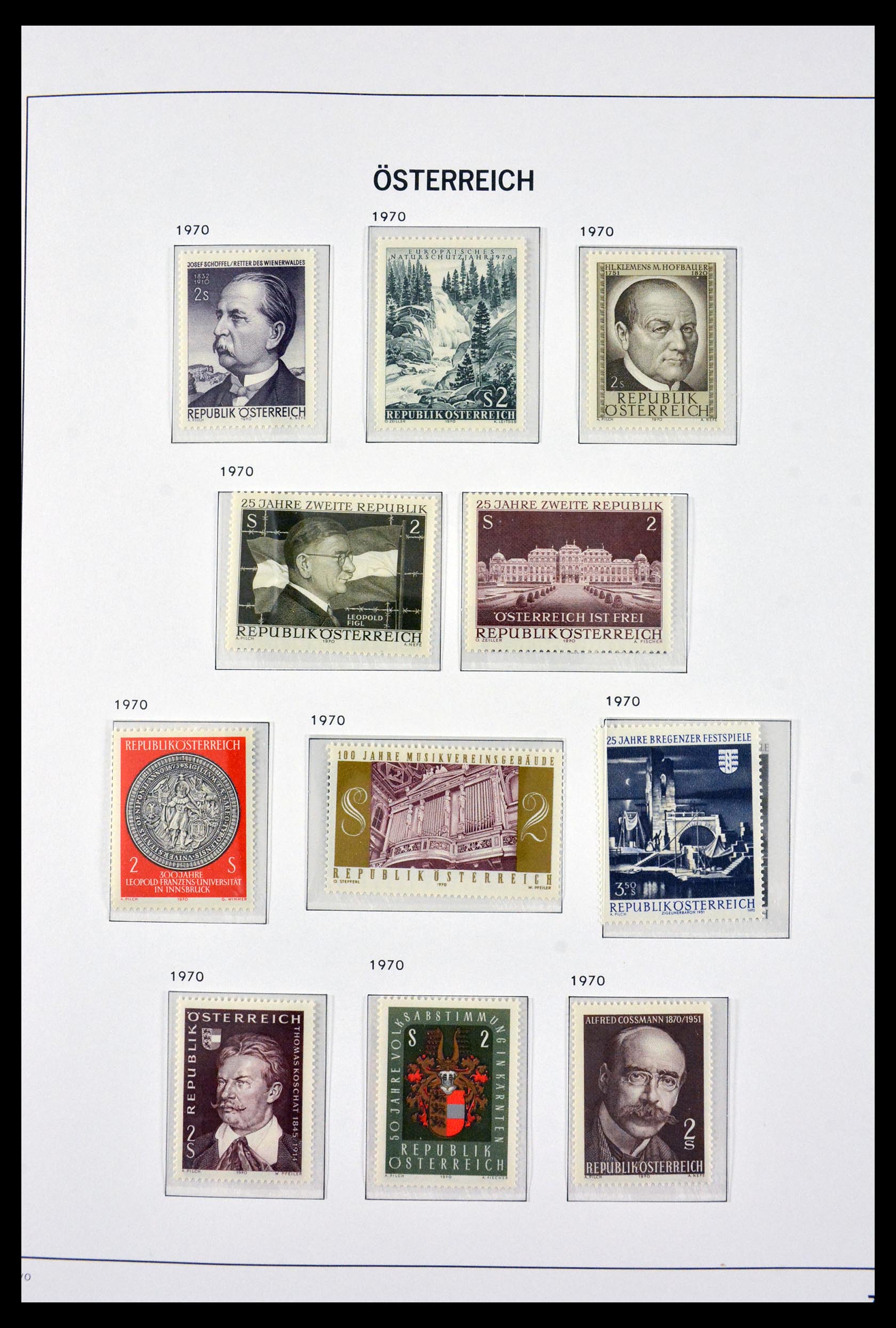 Postzegelverzameling 29722 Oostenrijk 1970-2018!!! 29722 Oostenrijk 1970-2018!!! - Afbeelding 1