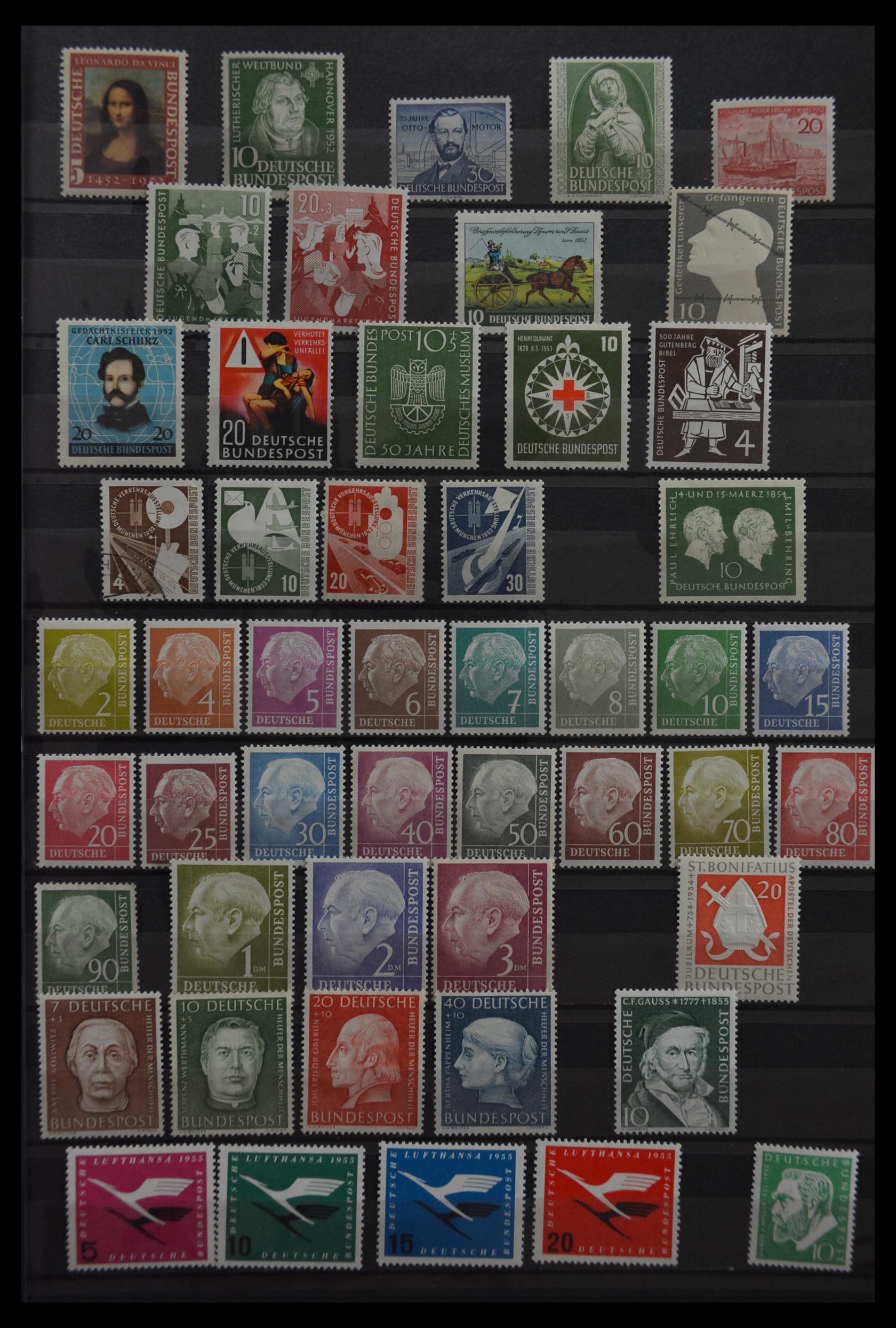 Postzegelverzameling Bundespost 1952-1997. 29748 Bundespost 1952-1997. - Afbeelding 1