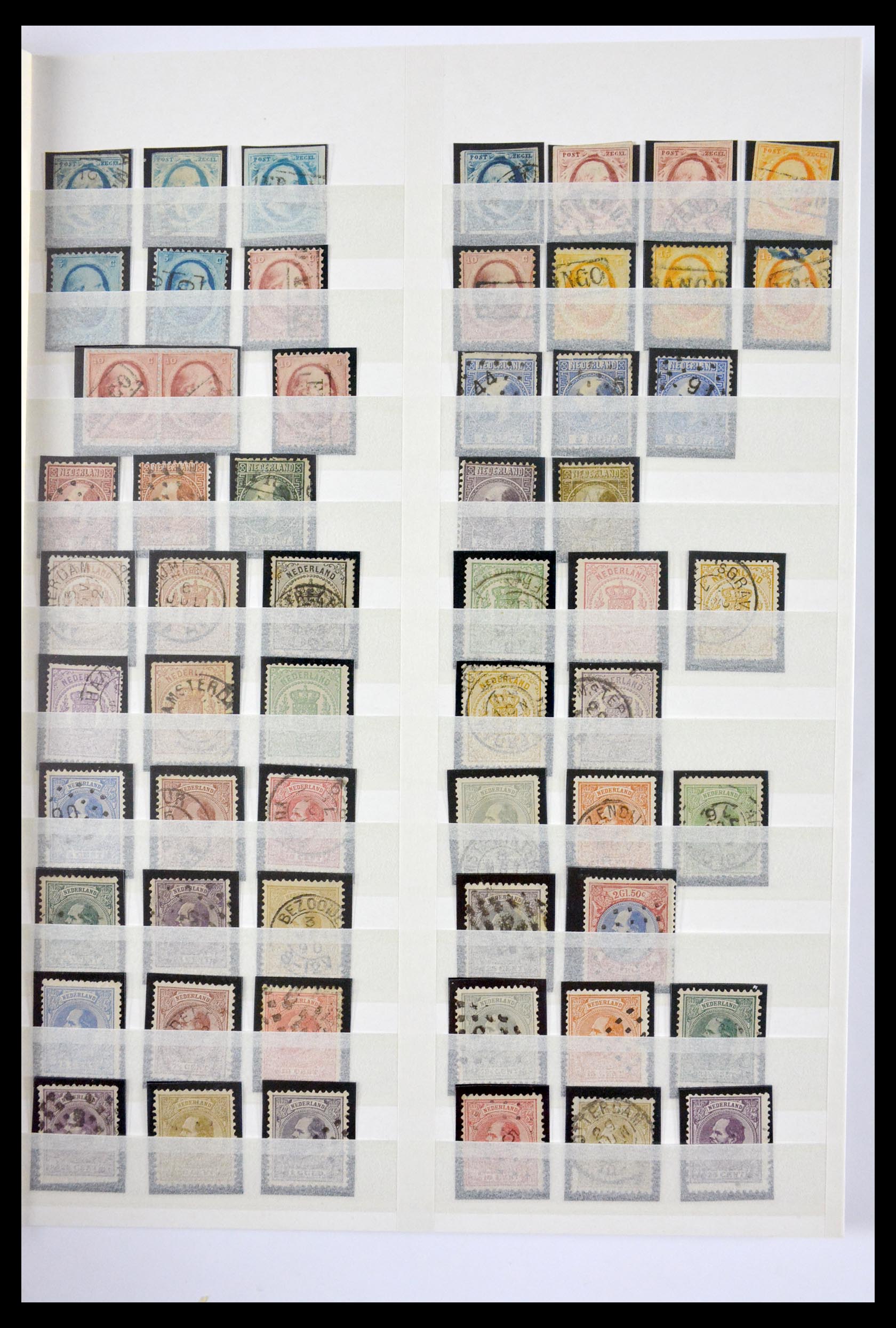 Postzegelverzameling 29777 Nederland 1852-1907. 29777 Nederland 1852-1907. - Afbeelding 1