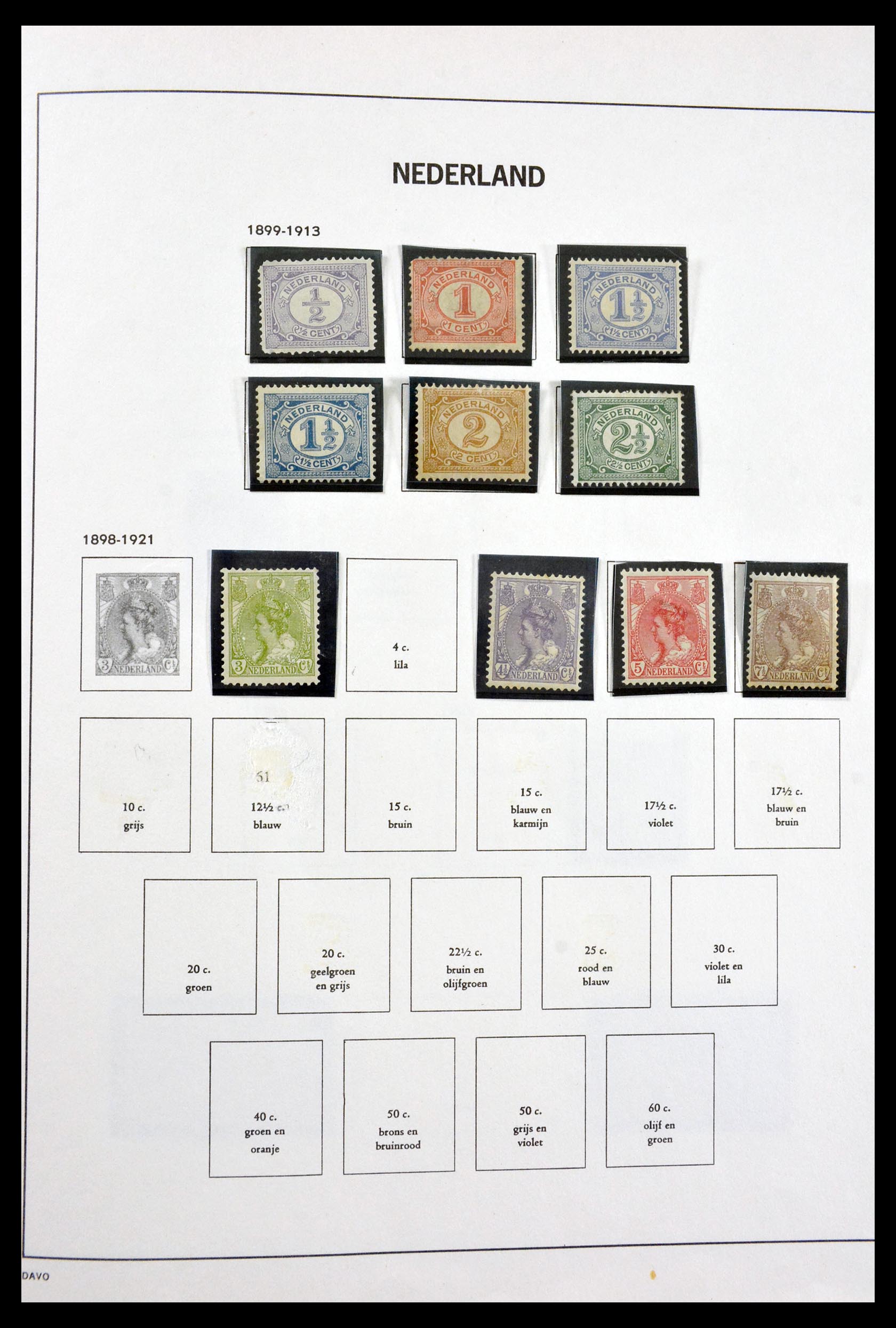 Postzegelverzameling 29798 Nederland 1876-1969. 29798 Nederland 1876-1969. - Afbeelding 1