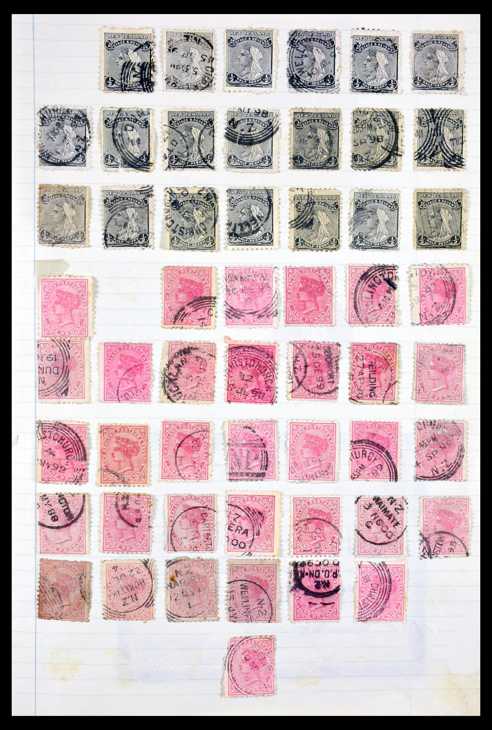 Postzegelverzameling 29890 Nieuw Zeeland 1866-1999. 29890 Nieuw Zeeland 1866-1999. - Afbeelding 1