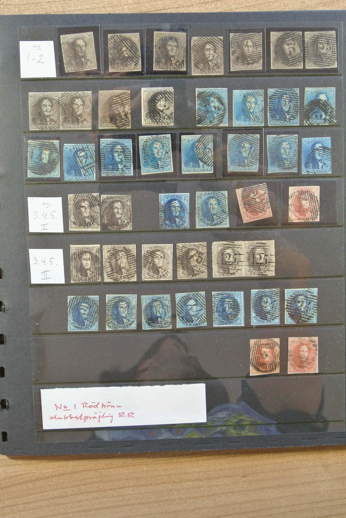 Postzegelverzameling België klassiek. 24141 België klassiek. - Afbeelding 1