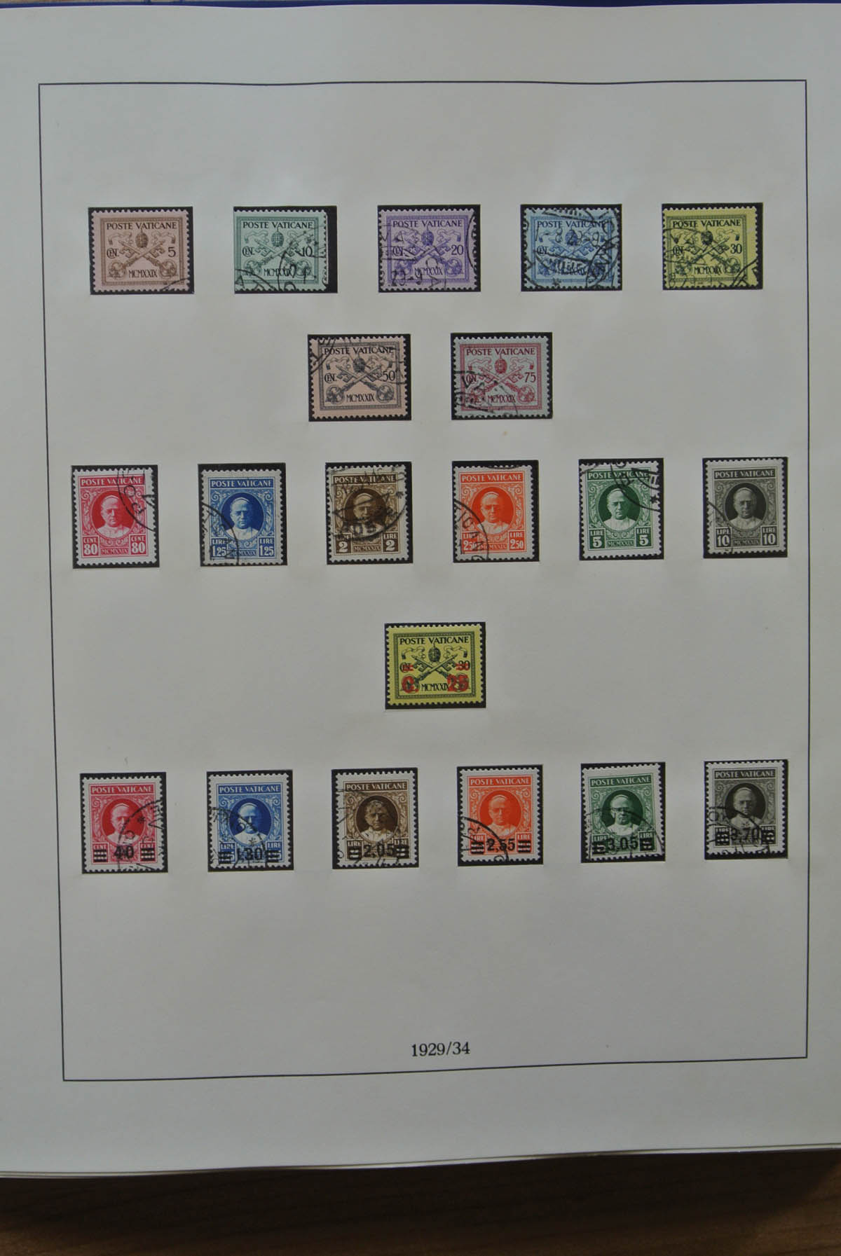 Postzegelverzameling Vaticaan 1929-1984. 24304 Vaticaan 1929-1984. - Afbeelding 1