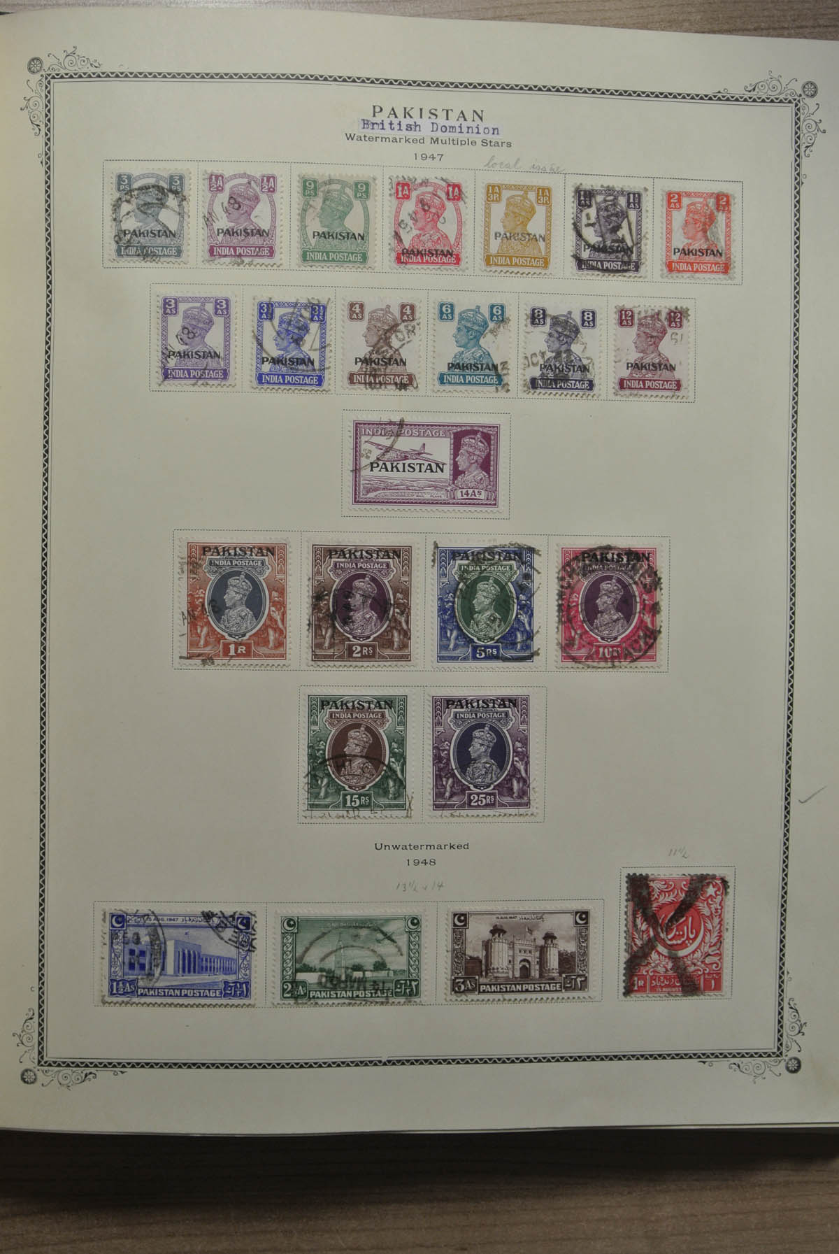 Postzegelverzameling 24391 Pakistan 1947-1973. 24391 Pakistan 1947-1973. - Afbeelding 1