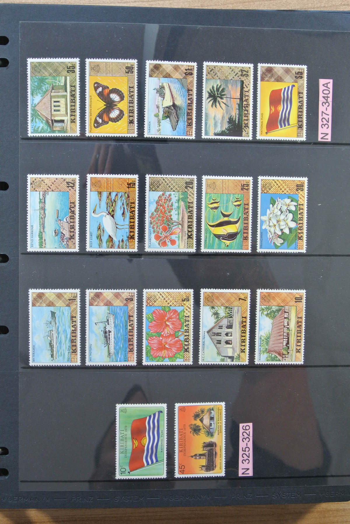 Postzegelverzameling 24481 Kiribati 1979-2008. 24481 Kiribati 1979-2008. - Afbeelding 1