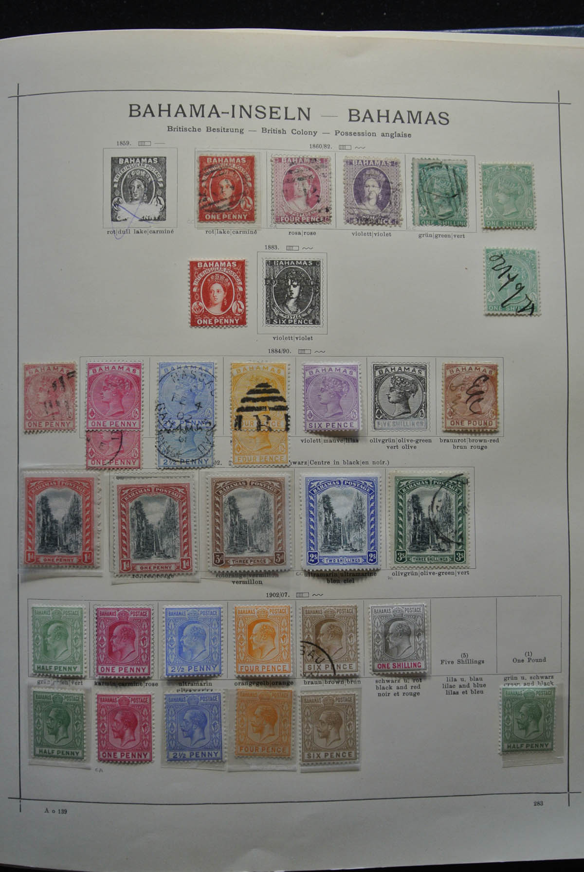 Postzegelverzameling 25428 Bahamas 1860-1996. 25428 Bahamas 1860-1996. - Afbeelding 1