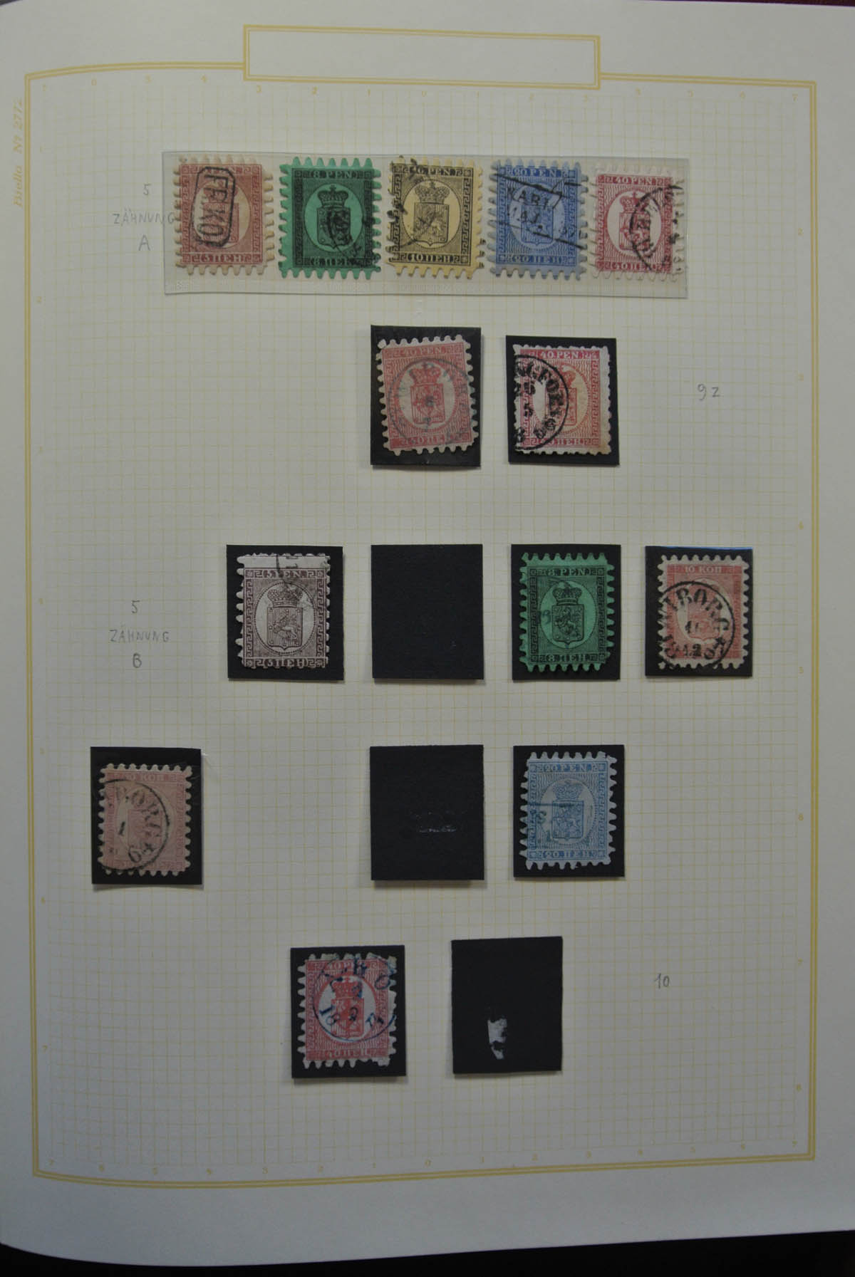 Postzegelverzameling Finland 1856-1956. 25994 Finland 1856-1956. - Afbeelding 1
