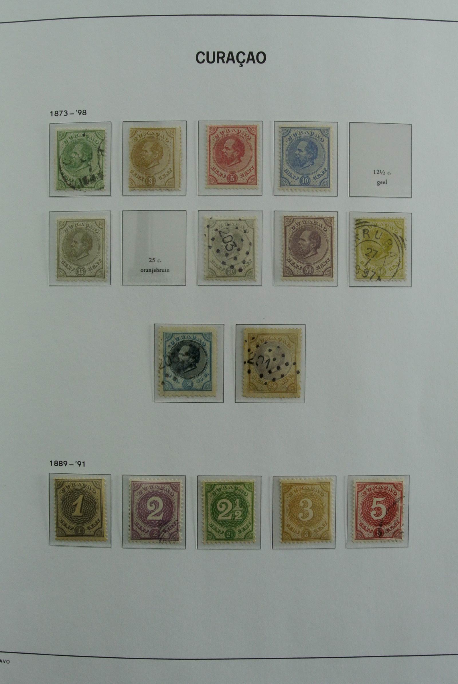 Postzegelverzameling 26964 Curaçao 1873-2000. 26964 Curaçao 1873-2000. - Afbeelding 1